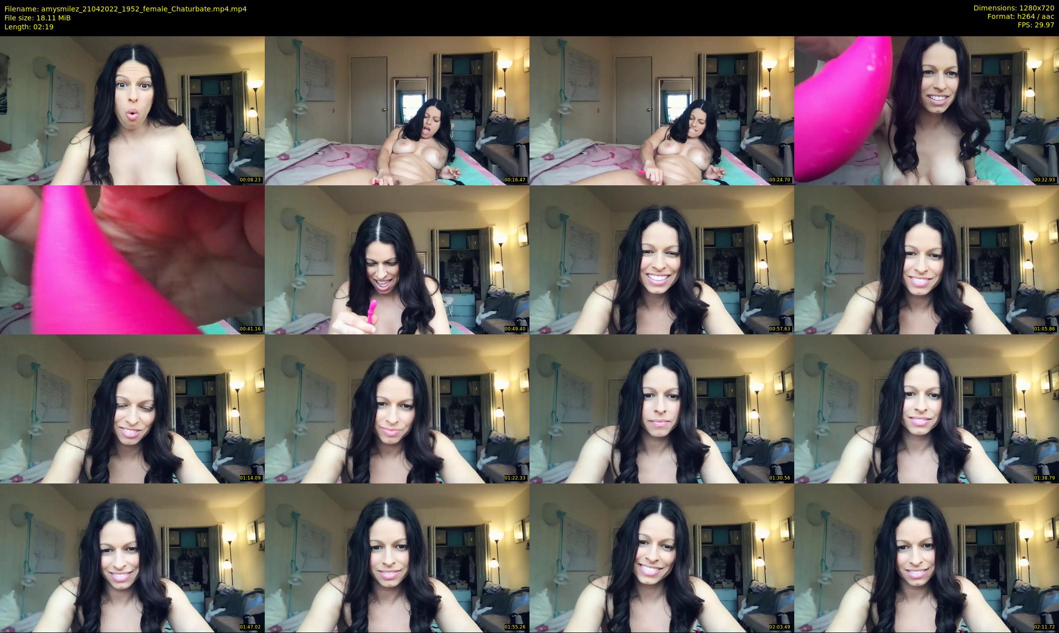 amysmilez — 3 minute Chaturbate female cam show recording, 720p, Apr 21, 2022