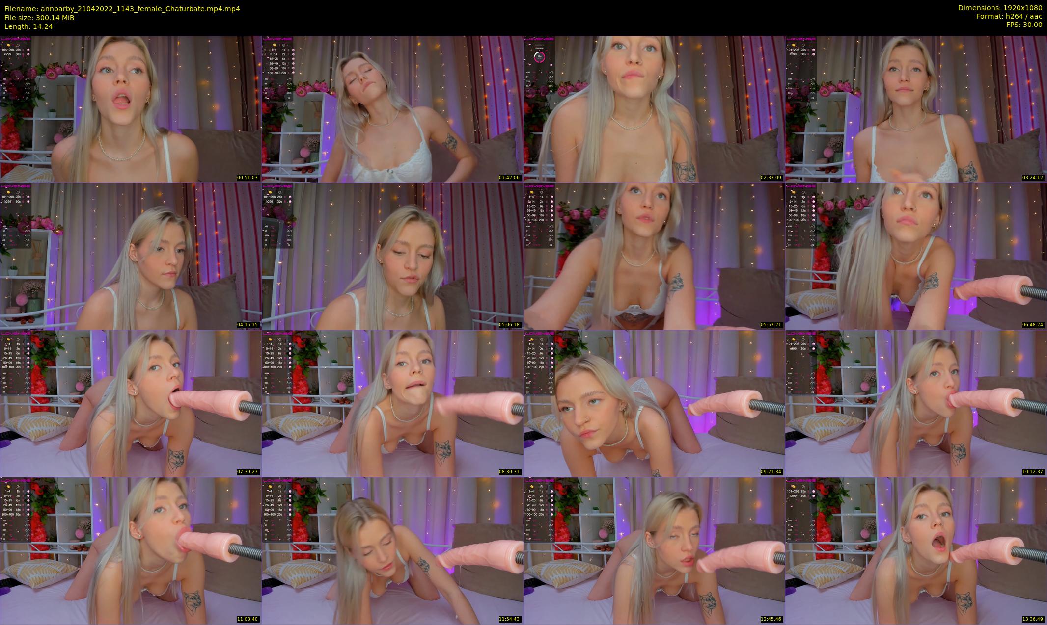 annbarby — 15 minute Chaturbate female cam show recording, 1080p, Apr 21, 2022