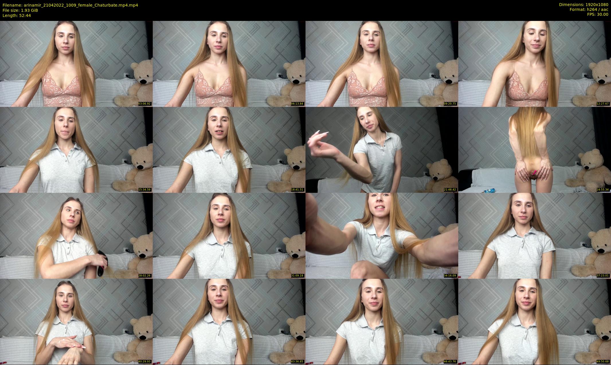 arinamir — 53 minute Chaturbate female cam show recording, 1080p, Apr 21, 2022