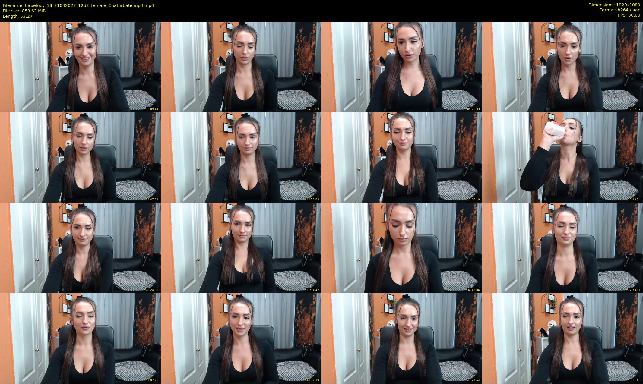 babelucy_18 — 54 minute Chaturbate female cam show recording, 1080p, Apr 21, 2022