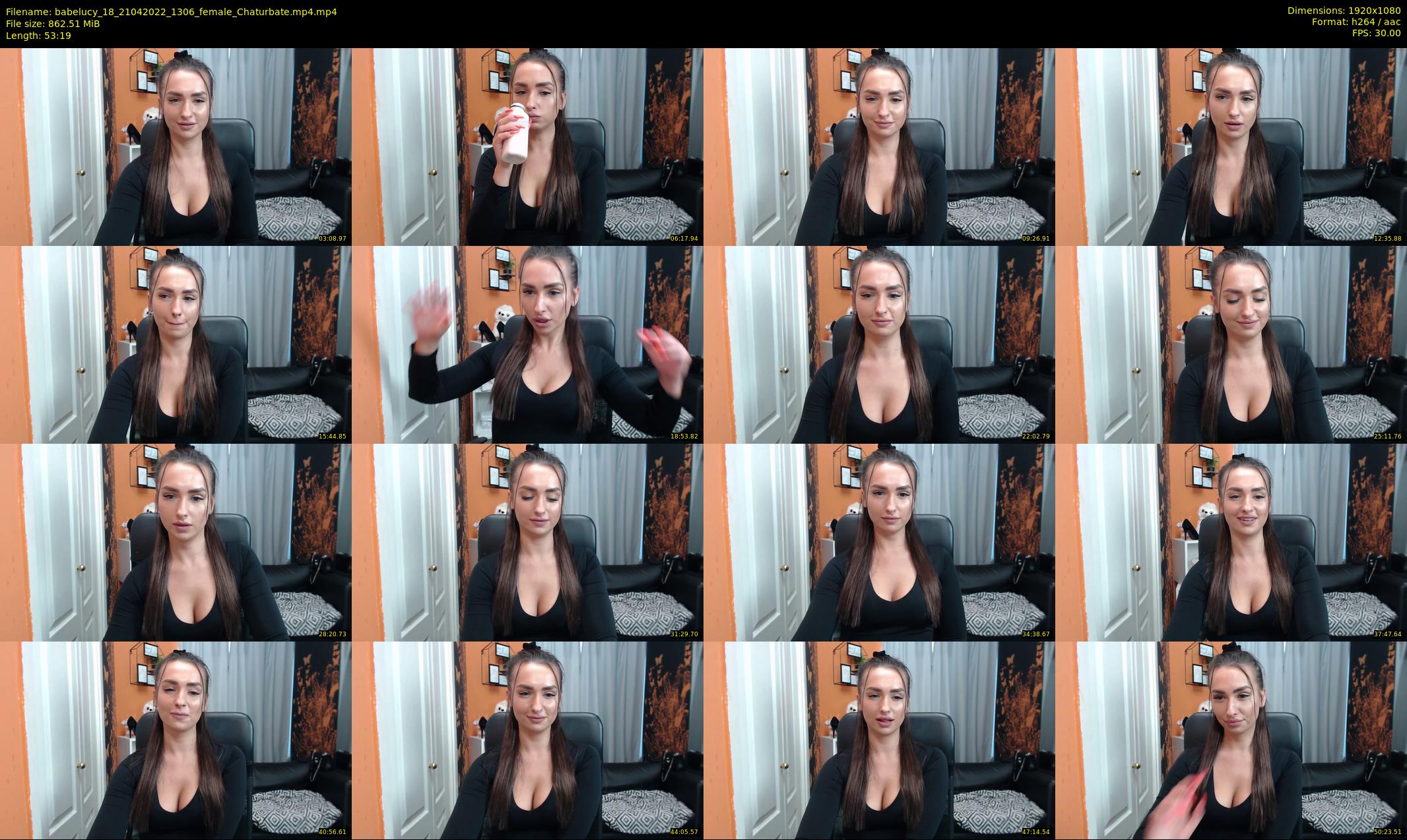 babelucy_18 — 54 minute Chaturbate female cam show recording, 1080p, Apr 21, 2022
