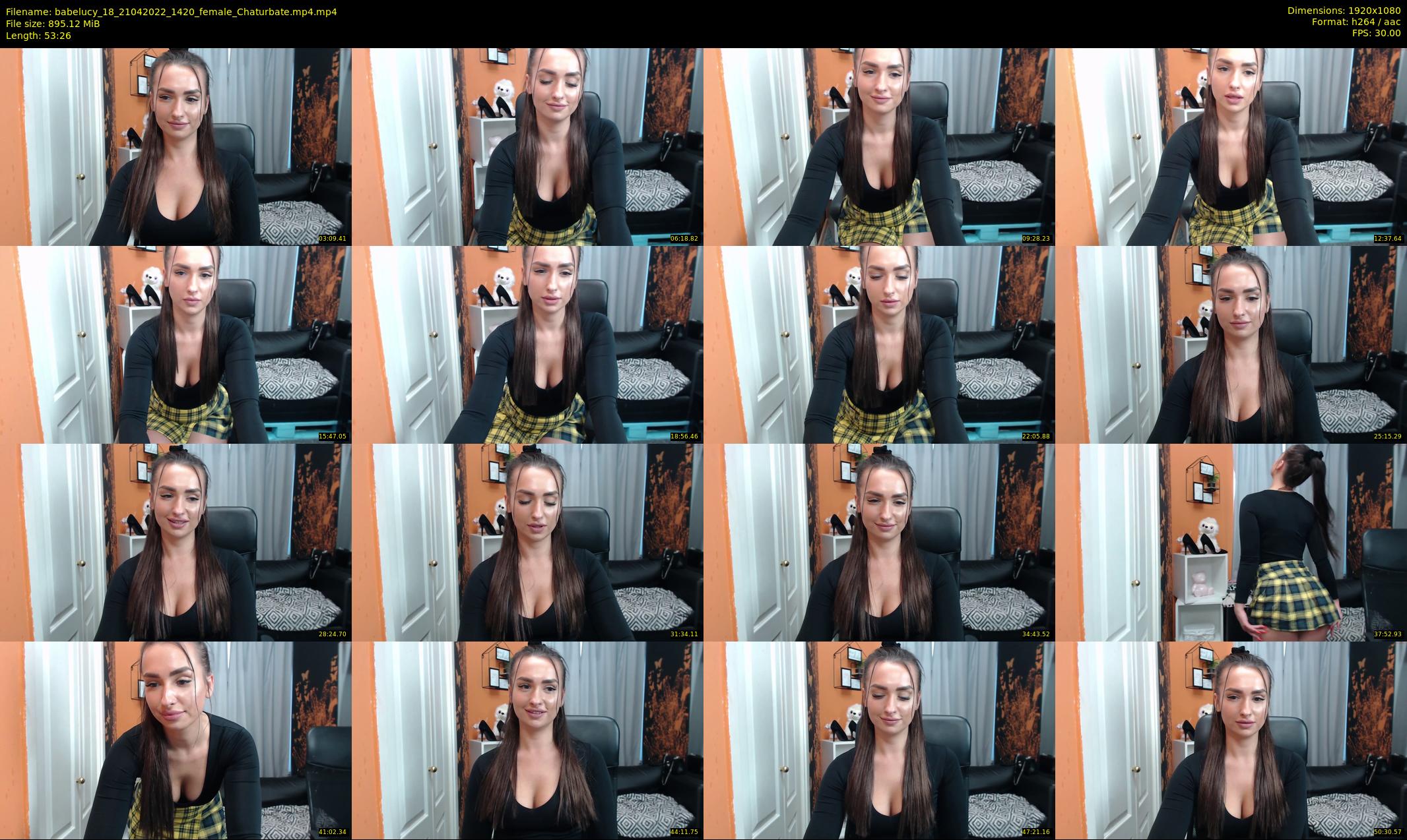 babelucy_18 — 54 minute Chaturbate female cam show recording, 1080p, Apr 21, 2022