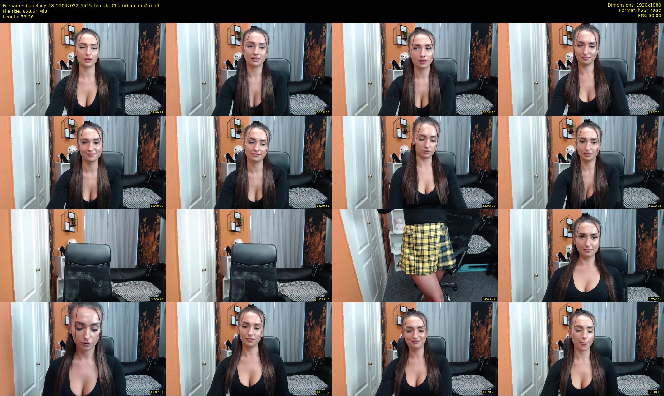 babelucy_18 — 54 minute Chaturbate female cam show recording, 1080p, Apr 21, 2022