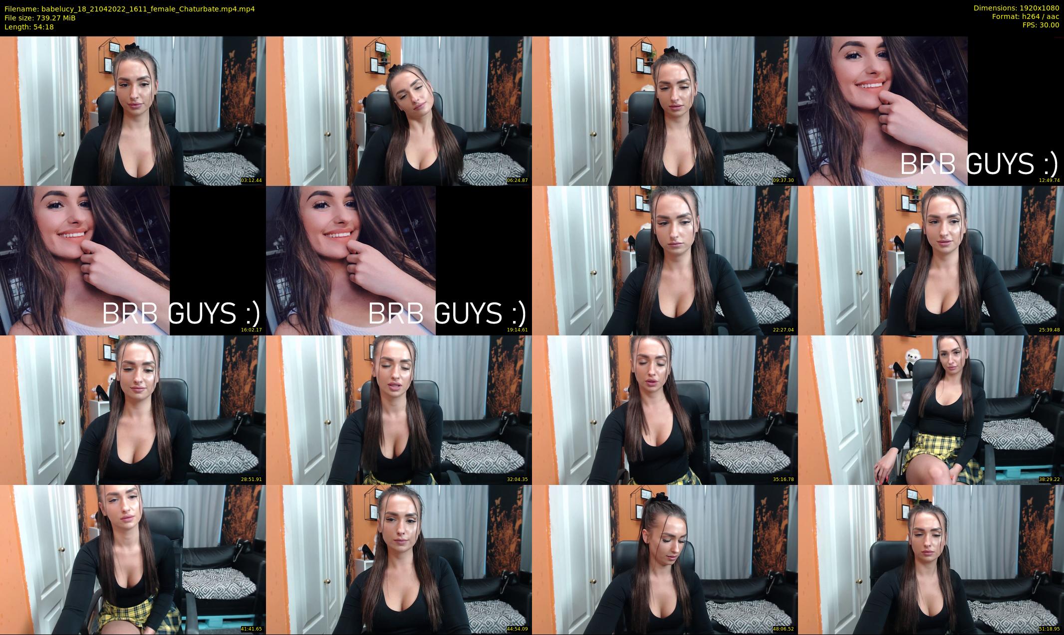 babelucy_18 — 55 minute Chaturbate female cam show recording, 1080p, Apr 21, 2022