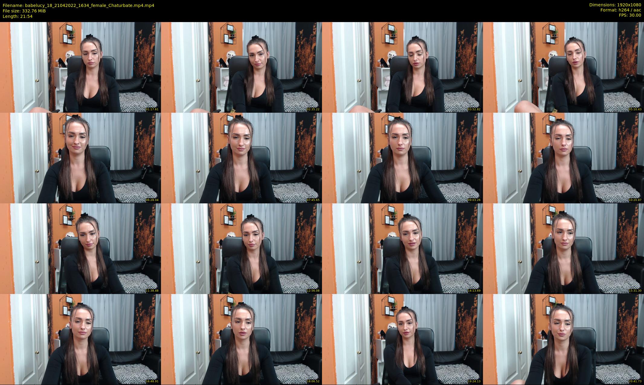 babelucy_18 — 22 minute Chaturbate female cam show recording, 1080p, Apr 21, 2022