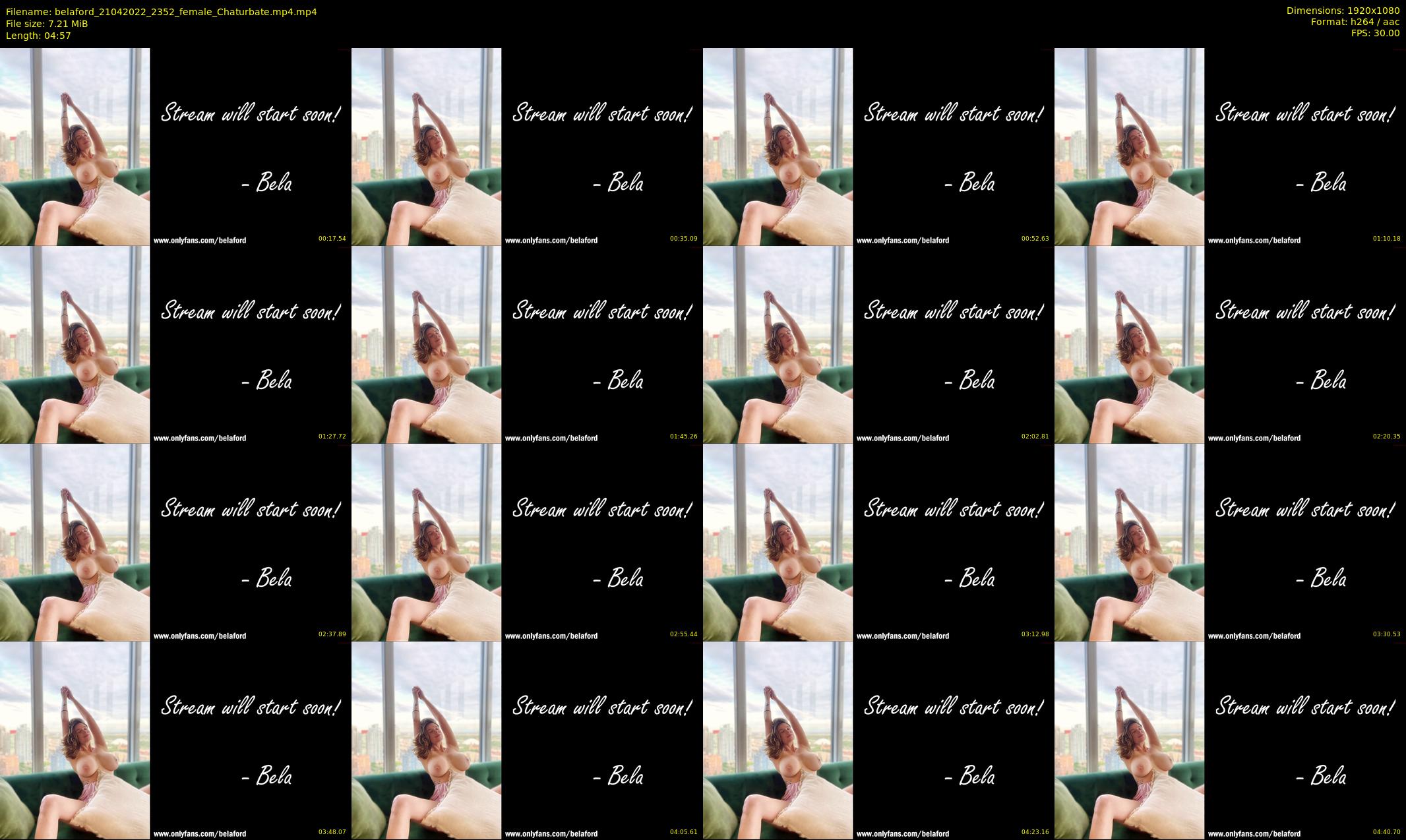 belaford — 5 minute Chaturbate female cam show recording, 1080p, Apr 21, 2022