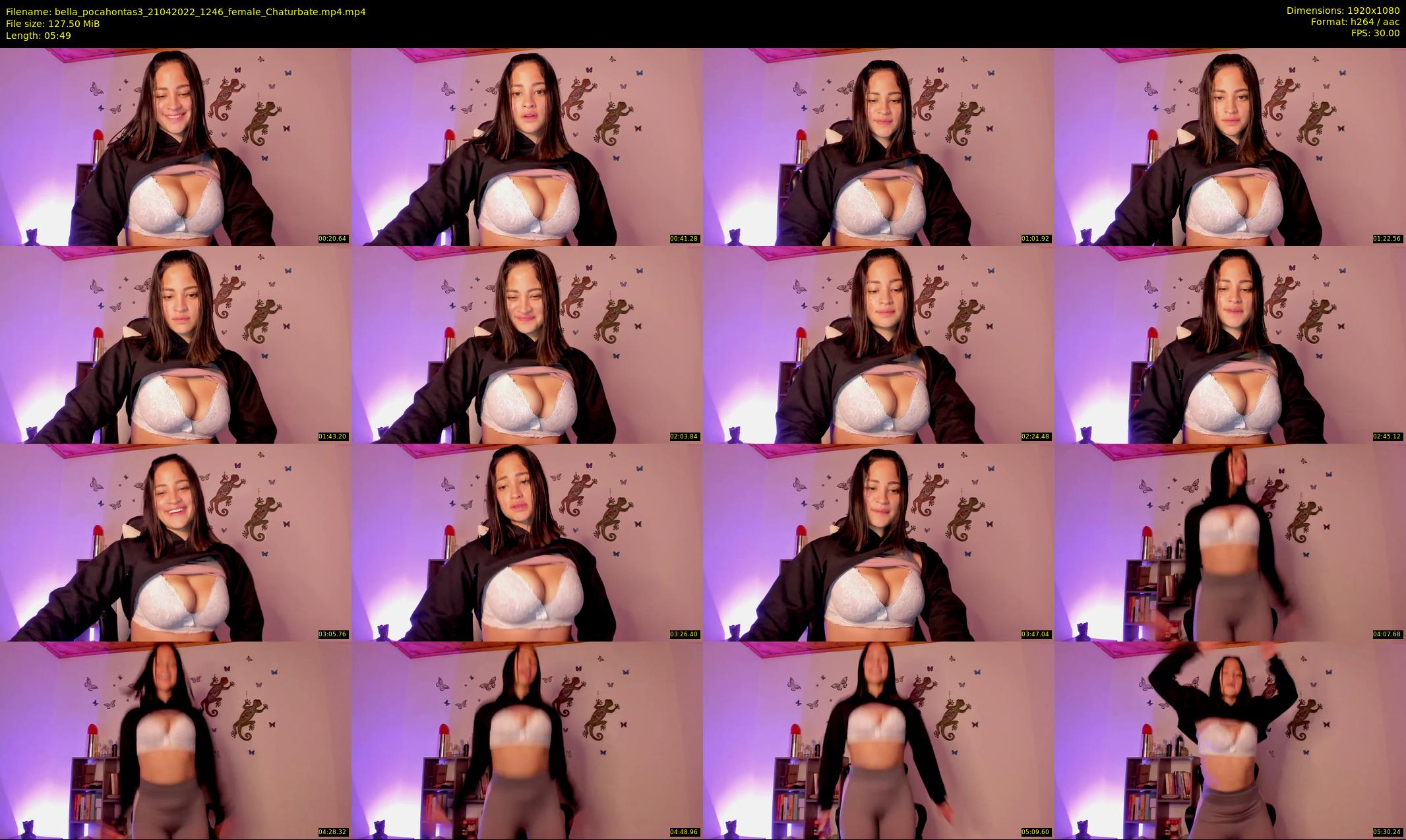 bella_pocahontas3 — 6 minute Chaturbate female cam show recording, 1080p, Apr 21, 2022