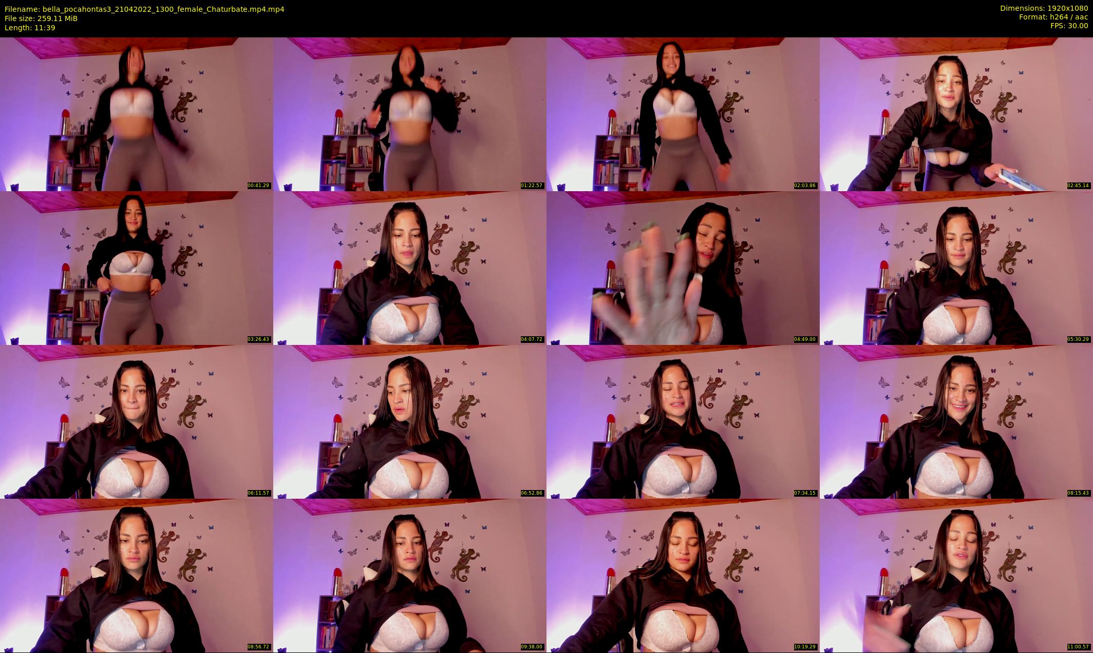 bella_pocahontas3 — 12 minute Chaturbate female cam show recording, 1080p, Apr 21, 2022