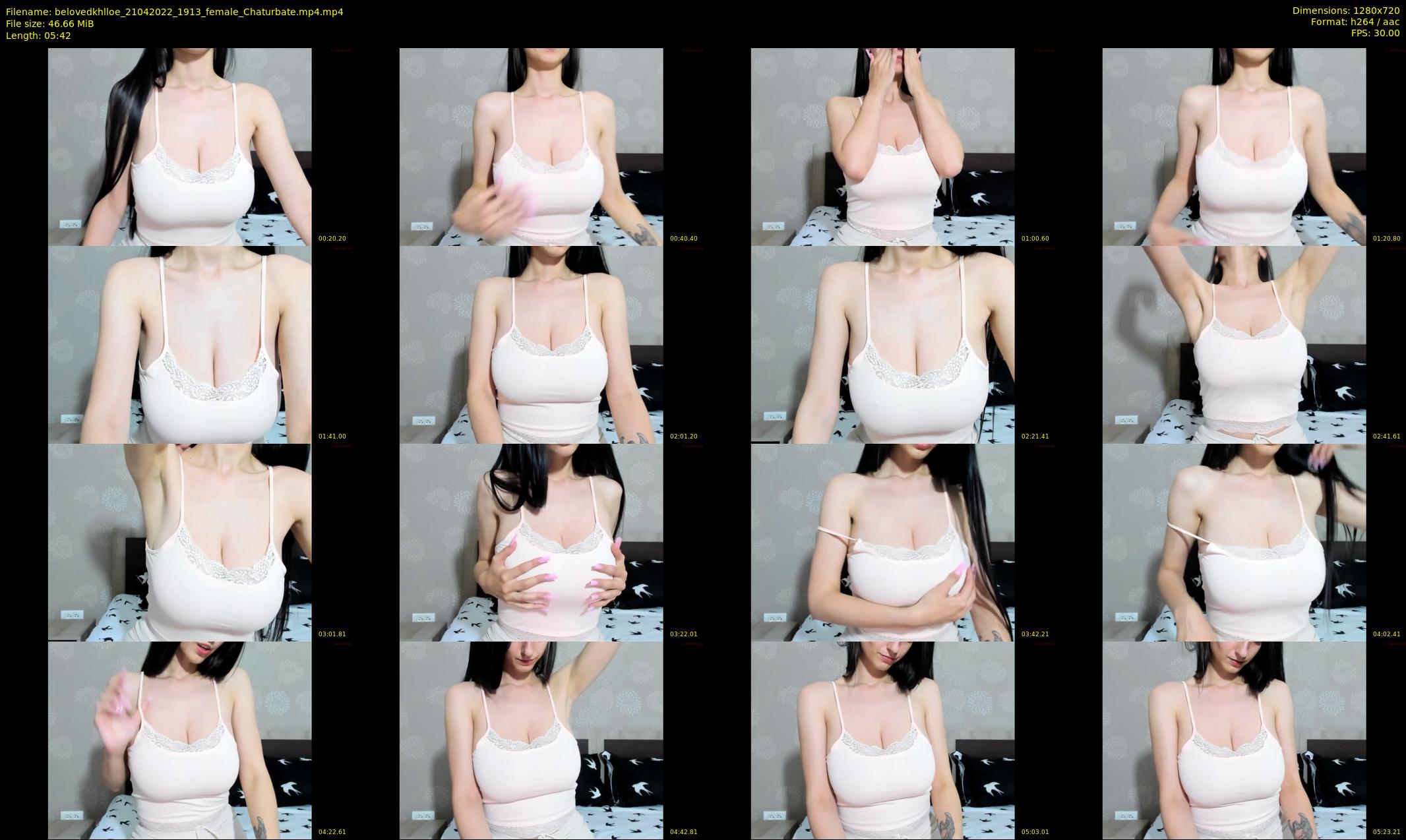belovedkhlloe — 6 minute Chaturbate female cam show recording, 720p, Apr 21, 2022