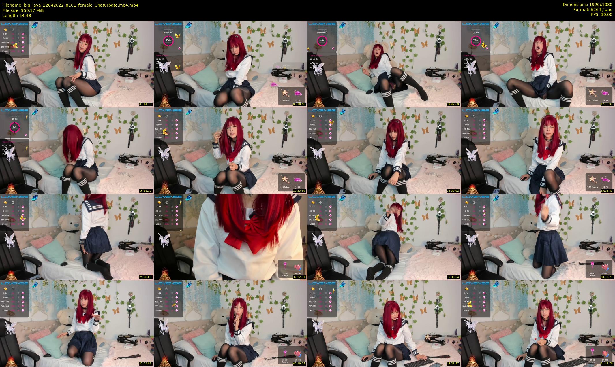 big_lava — 55 minute Chaturbate female cam show recording, 1080p, Apr 22, 2022