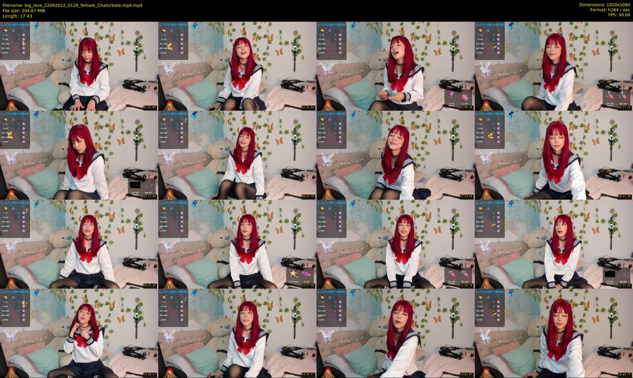 big_lava — 18 minute Chaturbate female cam show recording, 1080p, Apr 22, 2022