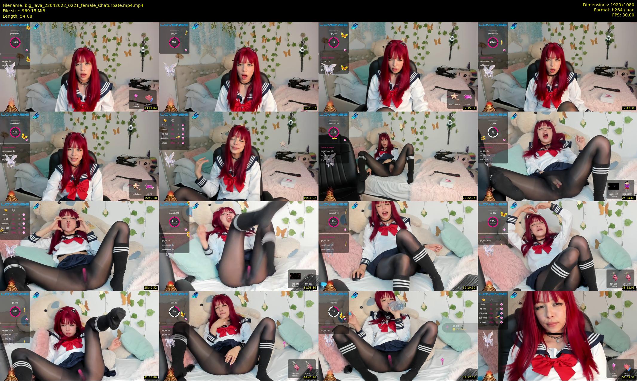 big_lava — 55 minute Chaturbate female cam show recording, 1080p, Apr 22, 2022