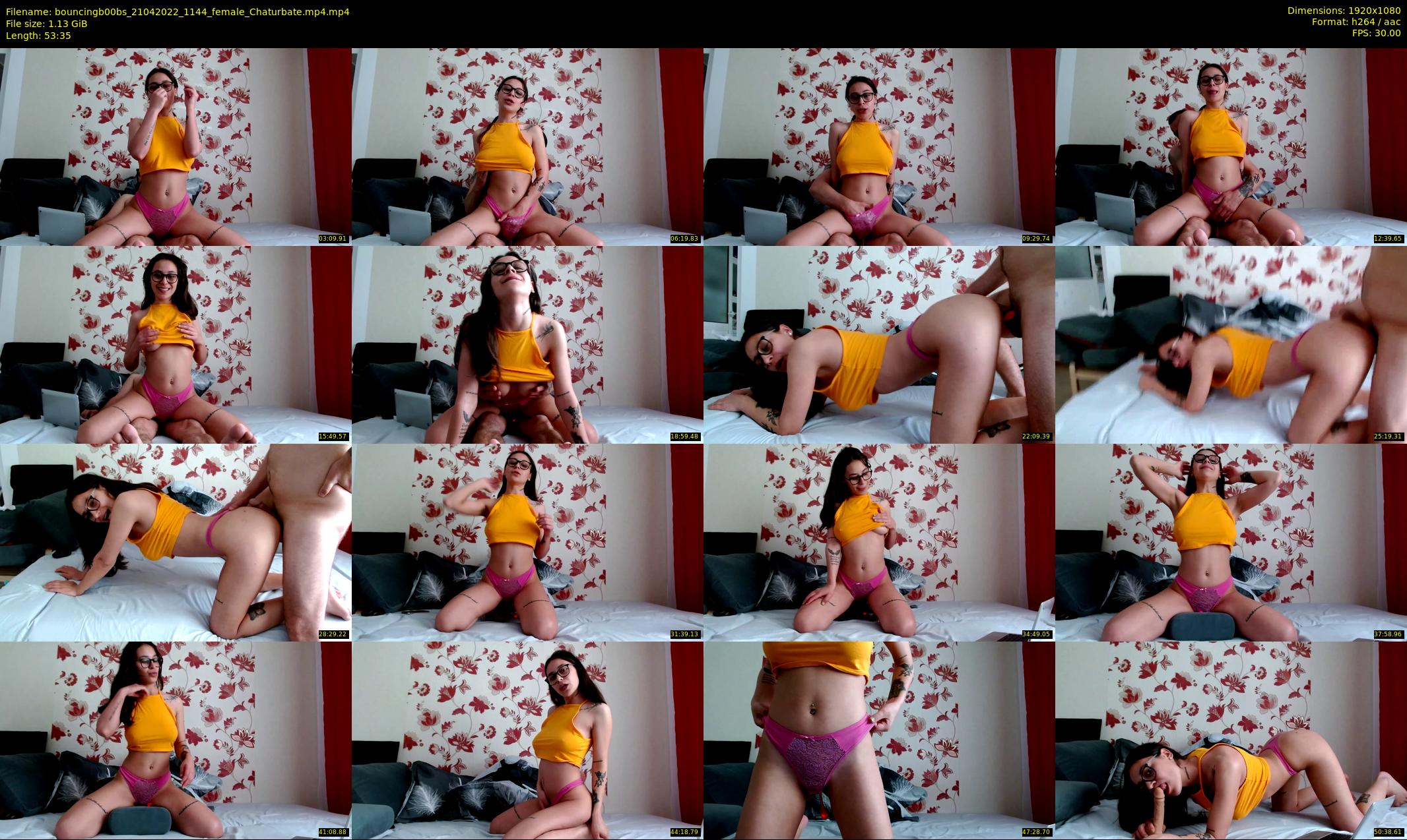 bouncingb00bs — 54 minute Chaturbate female cam show recording, 1080p, Apr 21, 2022