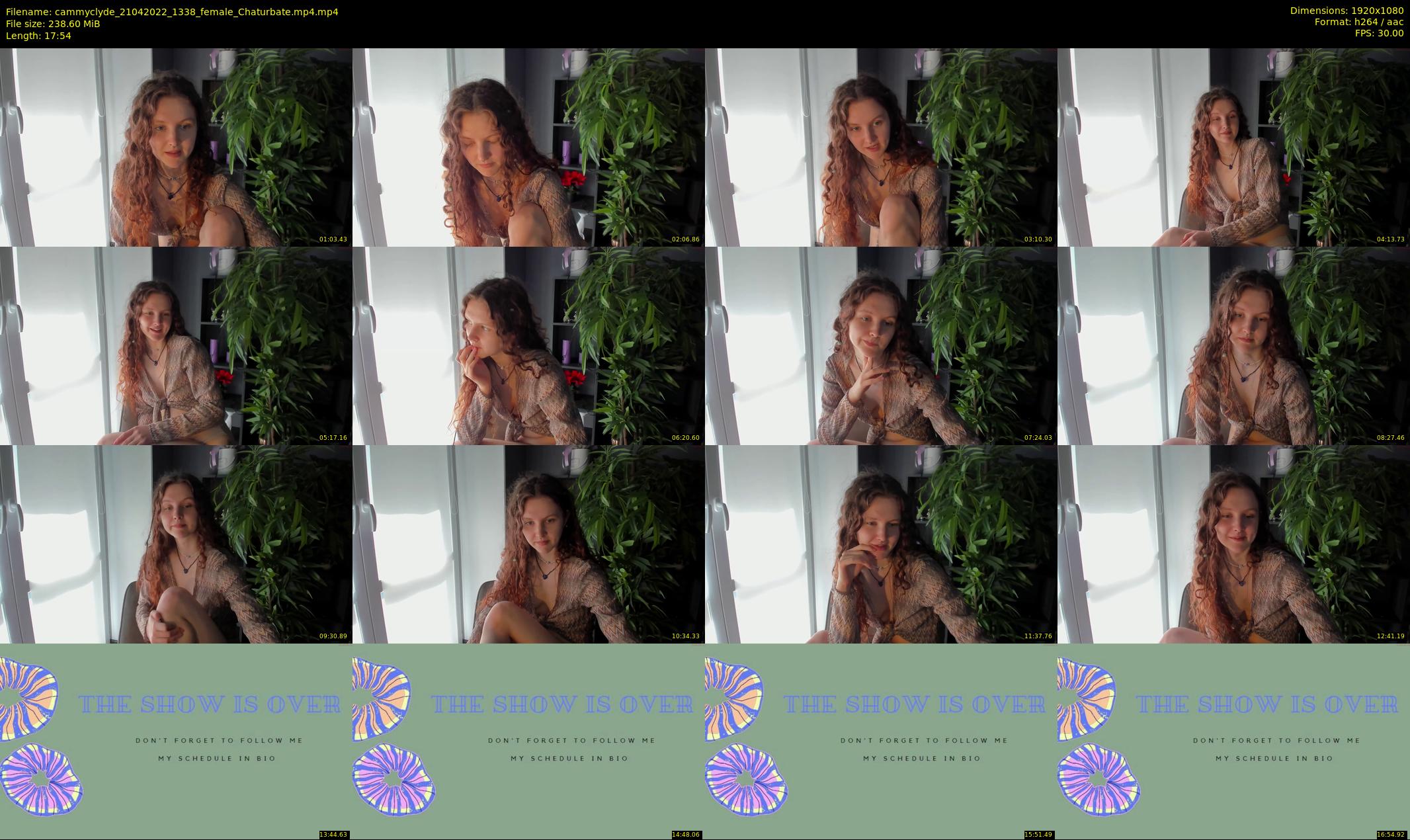 cammyclyde — 18 minute Chaturbate female cam show recording, 1080p, Apr 21, 2022