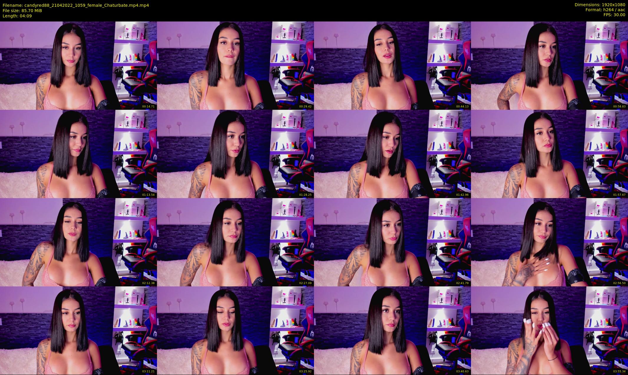 candyred88 — 5 minute Chaturbate female cam show recording, 1080p, Apr 21, 2022
