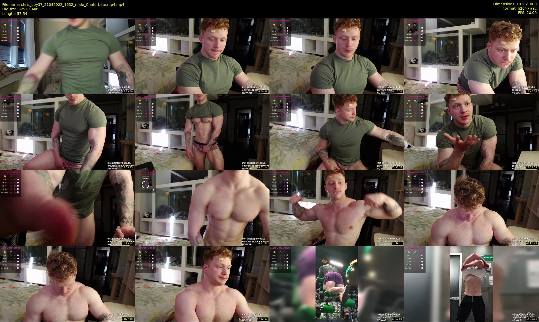 chris_boy37 — 58 minute Chaturbate male cam show recording, 1080p, Apr 21, 2022