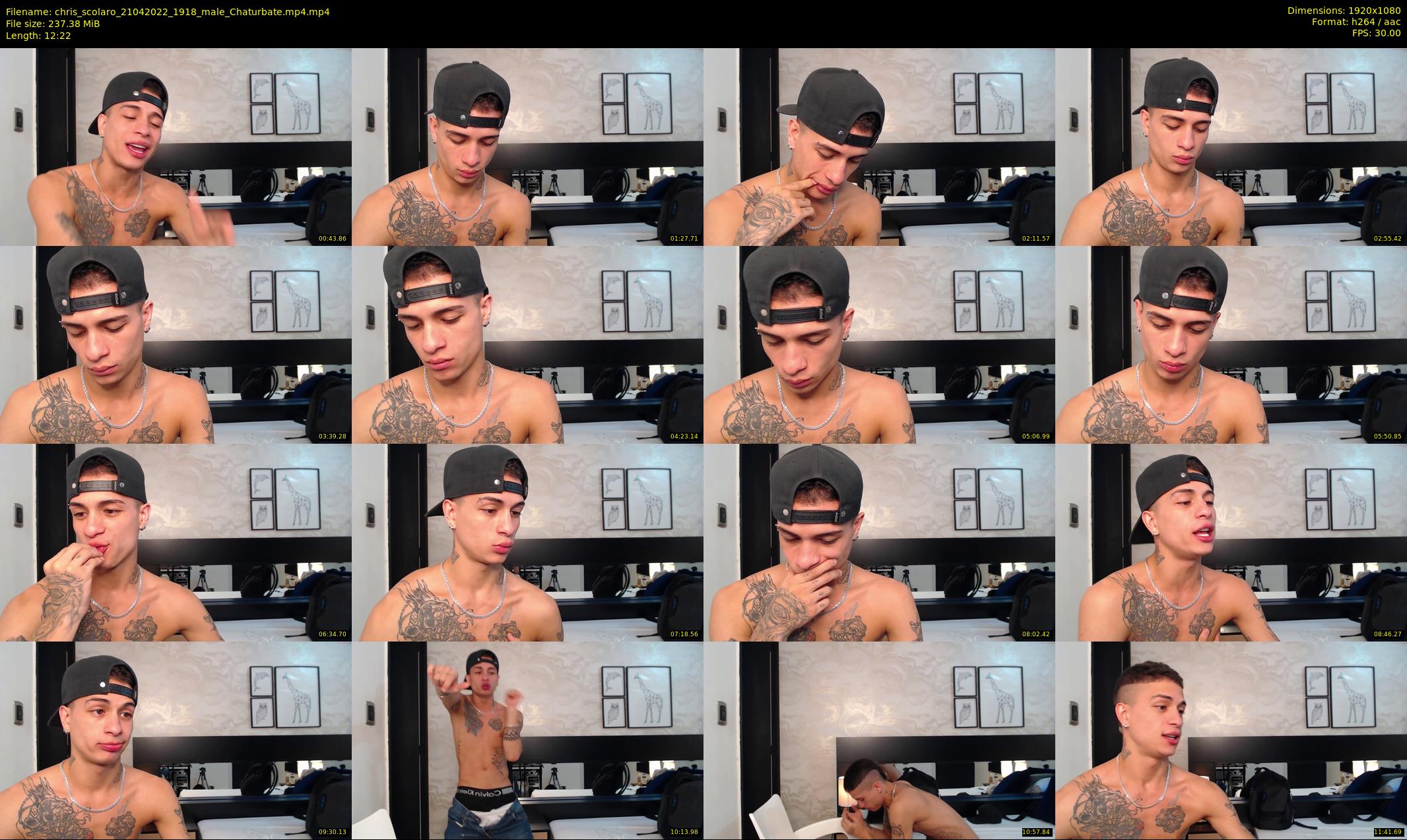 chris_scolaro — 13 minute Chaturbate male cam show recording, 1080p, Apr 21, 2022