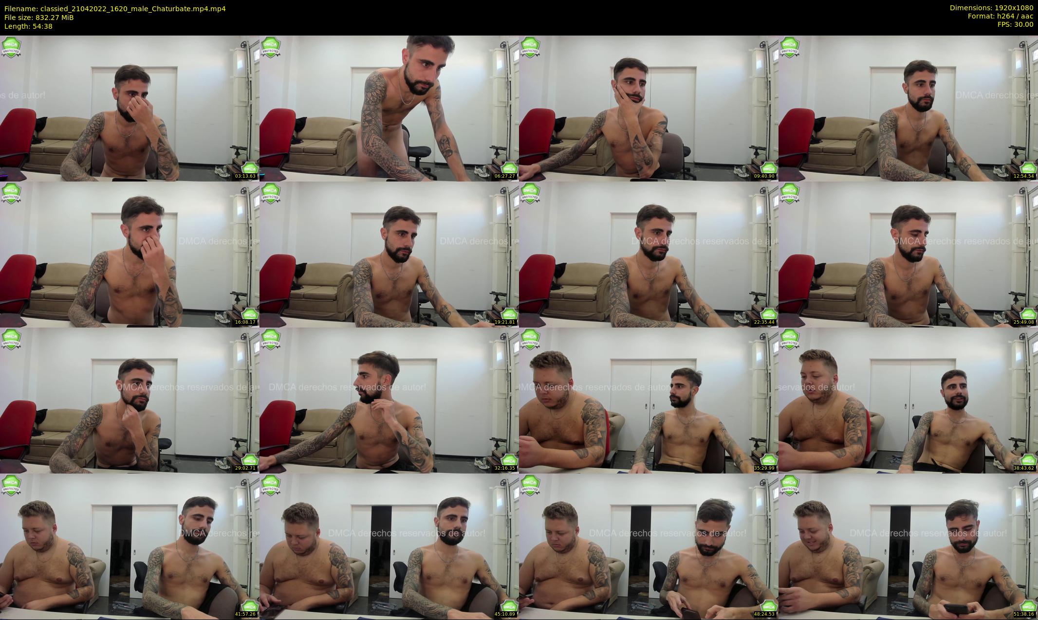 classied — 55 minute Chaturbate male cam show recording, 1080p, Apr 21, 2022