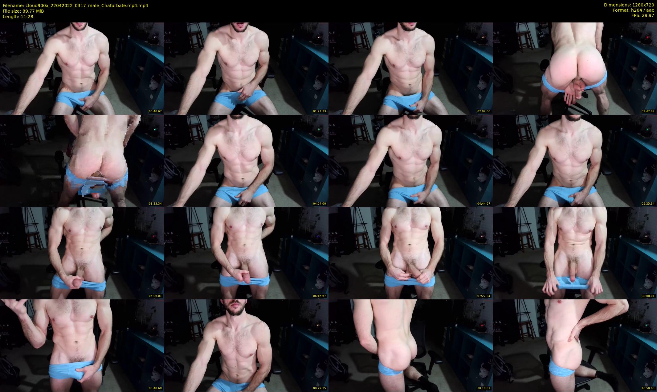 cloud900x — 12 minute Chaturbate male cam show recording, 720p, Apr 22, 2022