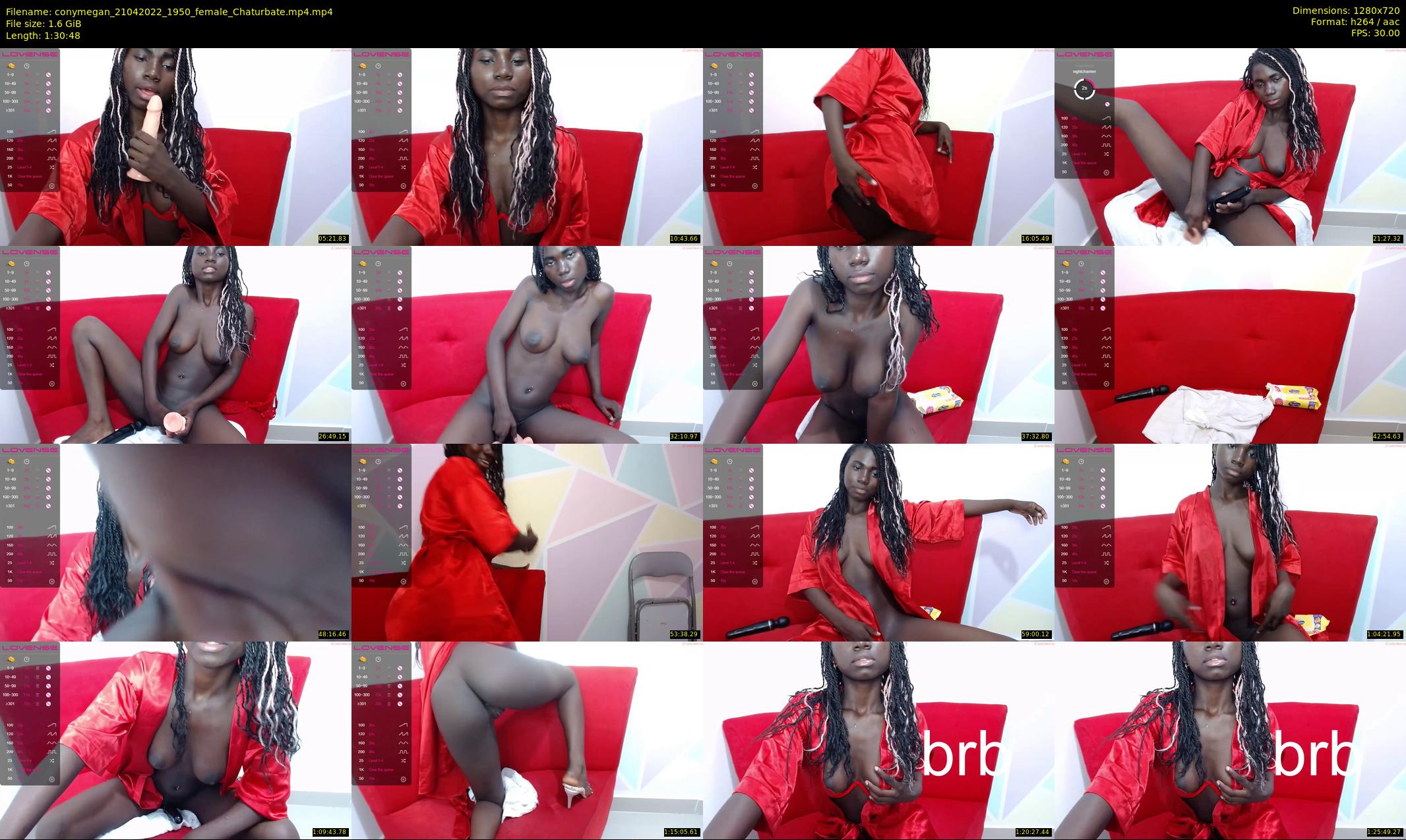 conymegan — 91 minute Chaturbate female cam show recording, 720p, Apr 21, 2022