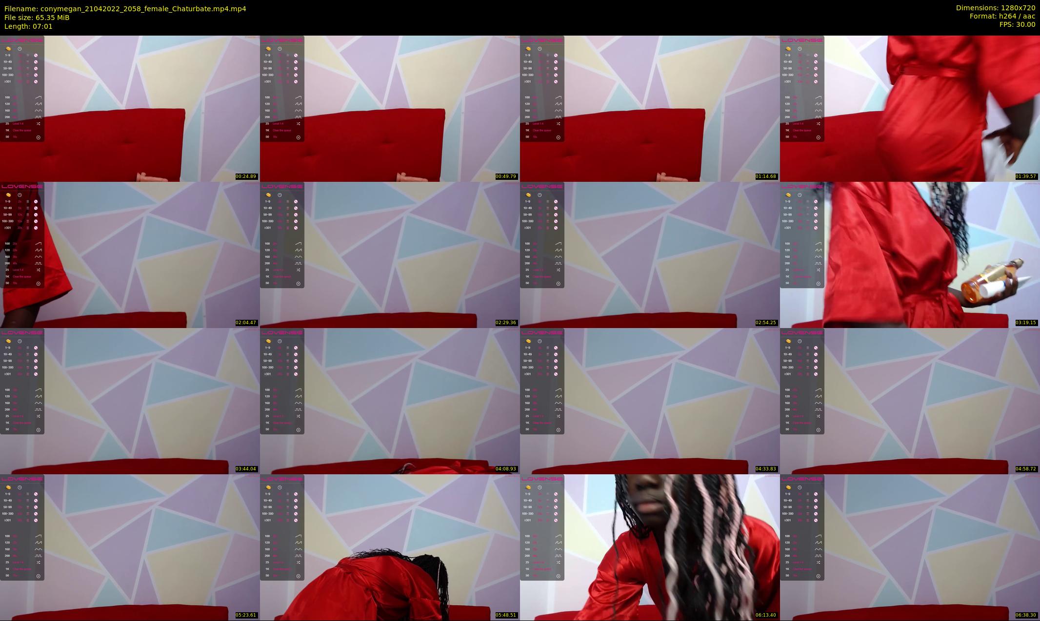 conymegan — 8 minute Chaturbate female cam show recording, 720p, Apr 21, 2022