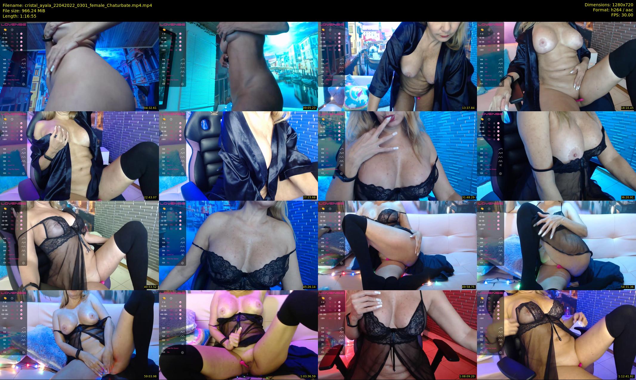 cristal_ayala — 77 minute Chaturbate female cam show recording, 720p, Apr 22, 2022