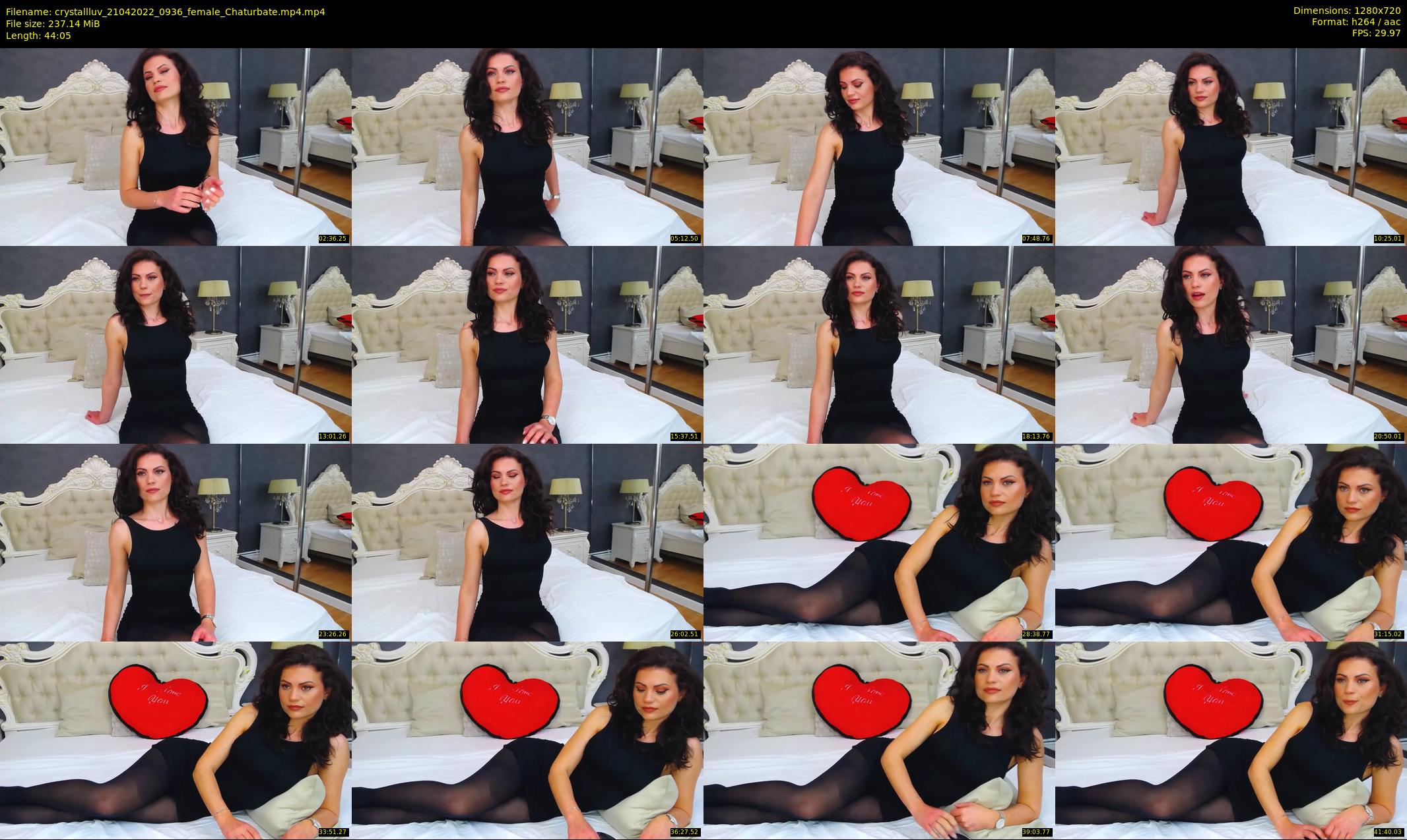 crystallluv — 45 minute Chaturbate female cam show recording, 720p, Apr 21, 2022
