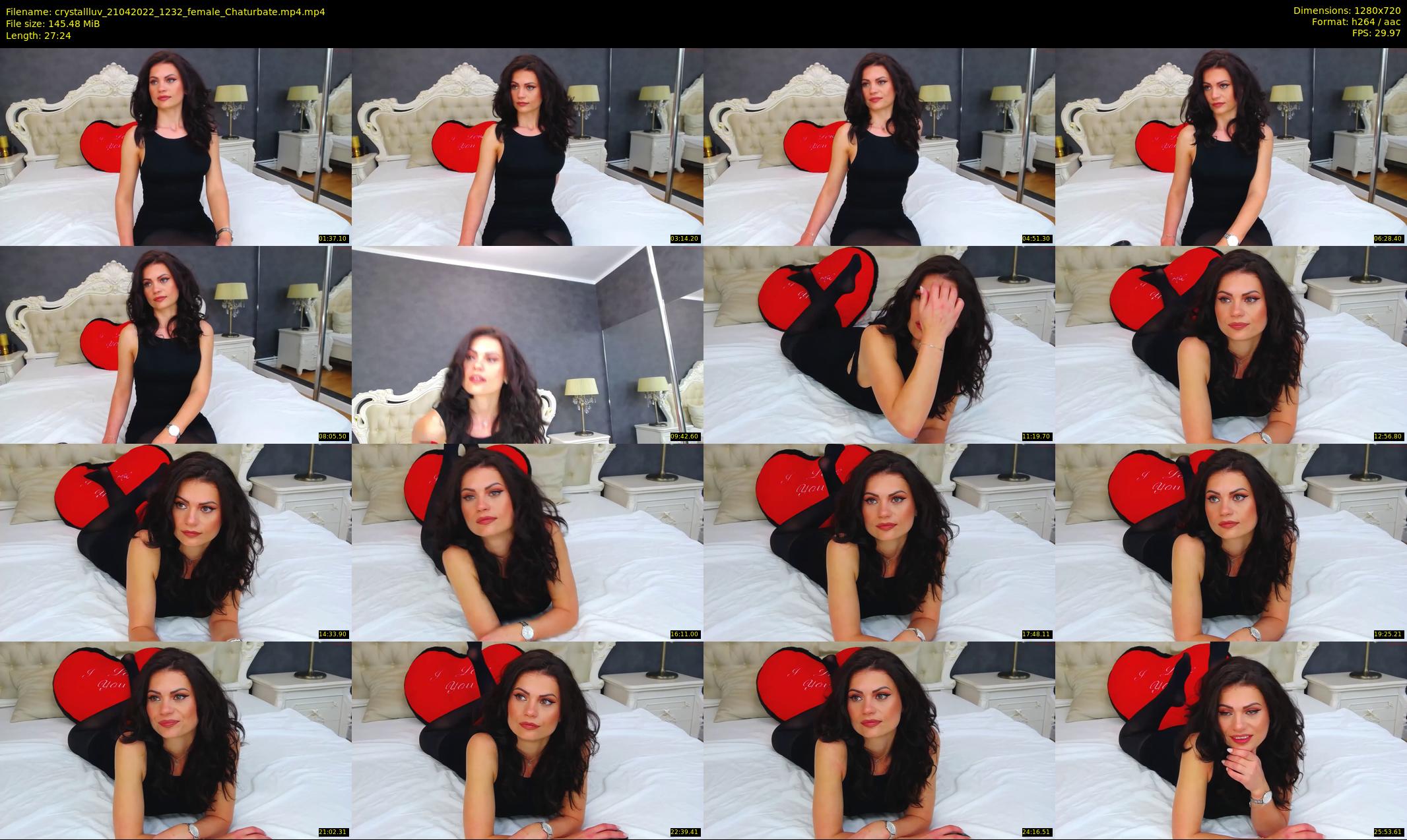 crystallluv — 28 minute Chaturbate female cam show recording, 720p, Apr 21, 2022