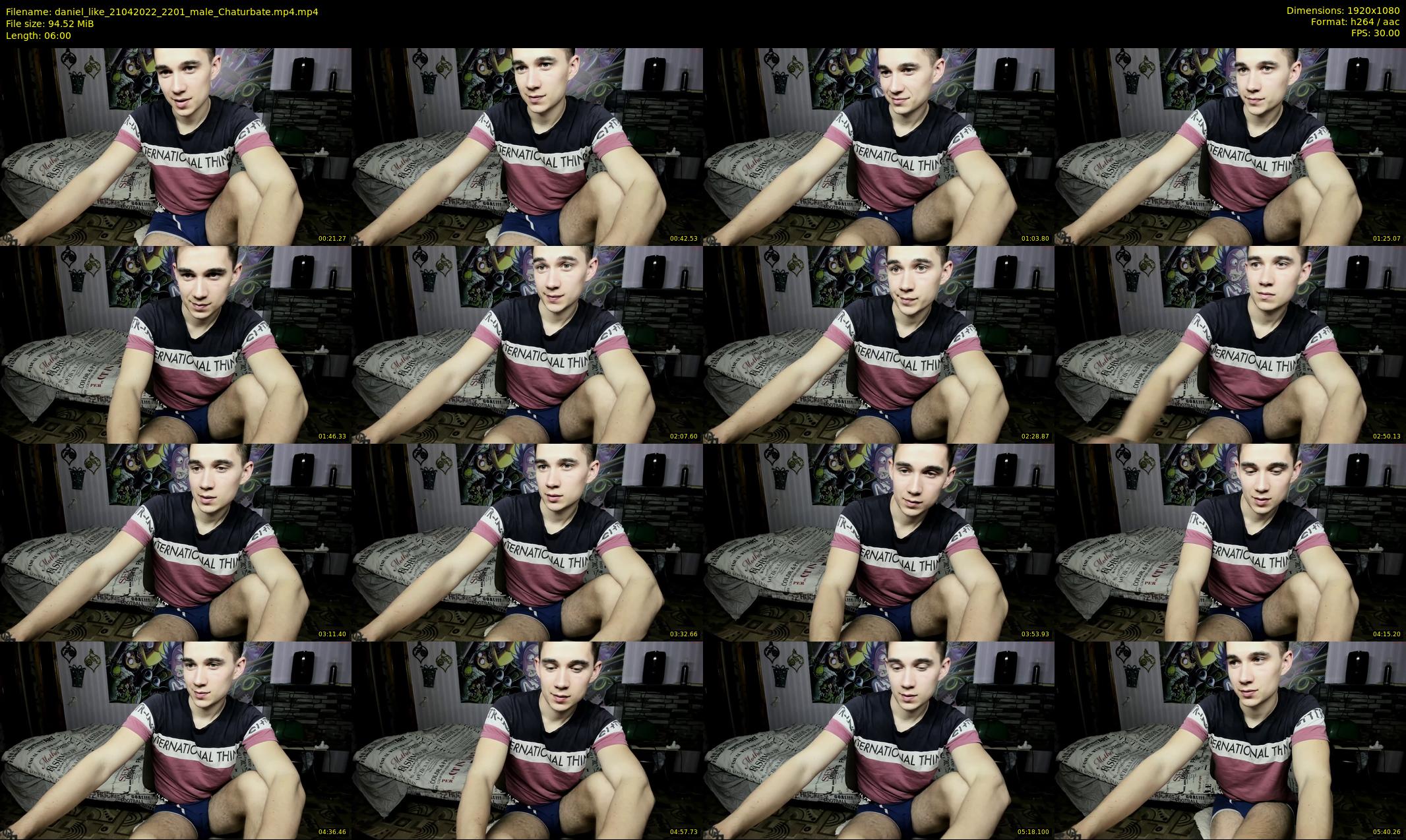 daniel_like — 6 minute Chaturbate male cam show recording, 1080p, Apr 21, 2022
