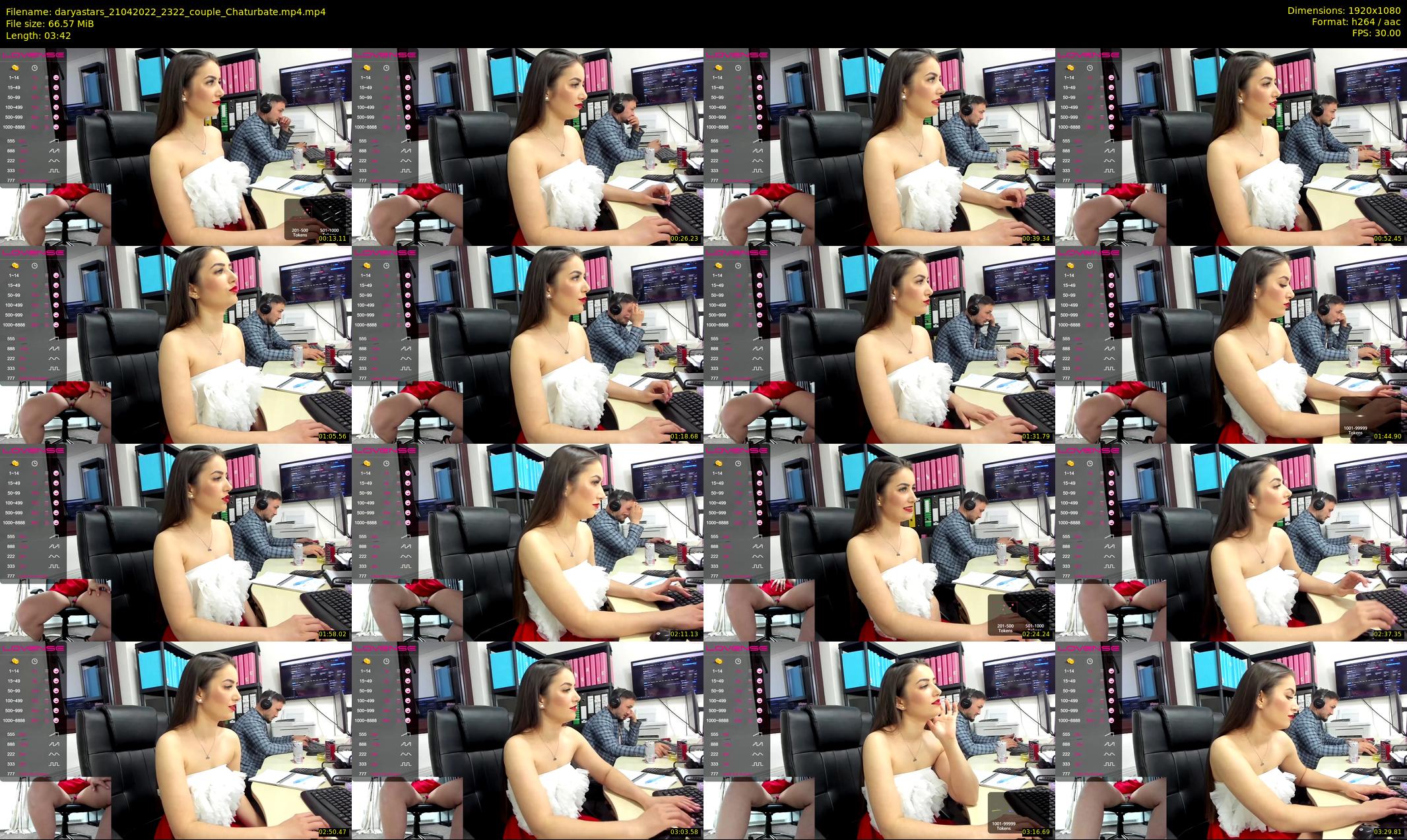 daryastars — 4 minute Chaturbate couple cam show recording, 1080p, Apr 21, 2022