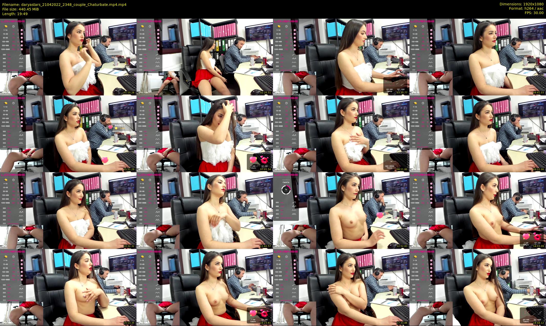 daryastars — 20 minute Chaturbate couple cam show recording, 1080p, Apr 21, 2022