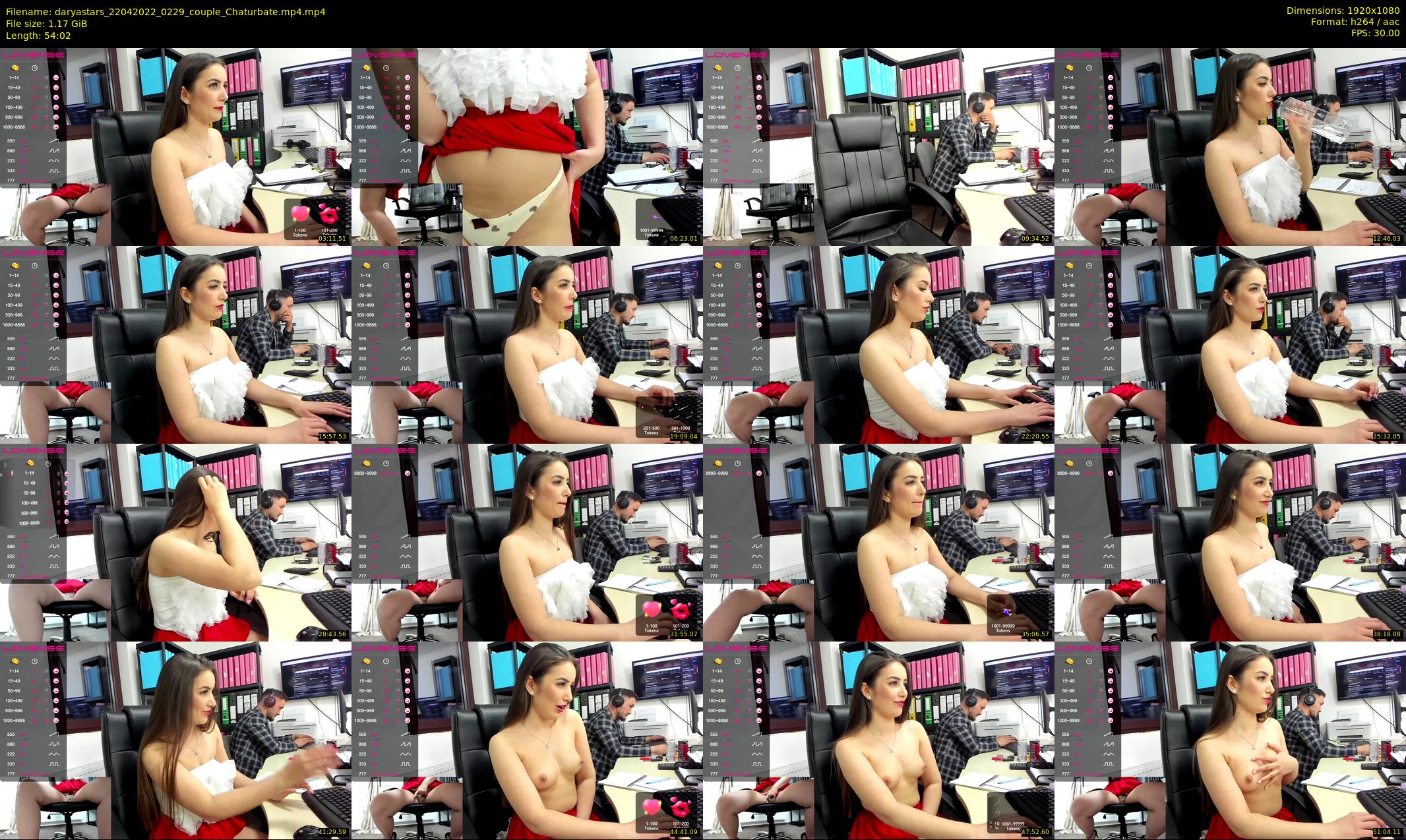 daryastars — 55 minute Chaturbate couple cam show recording, 1080p, Apr 22, 2022