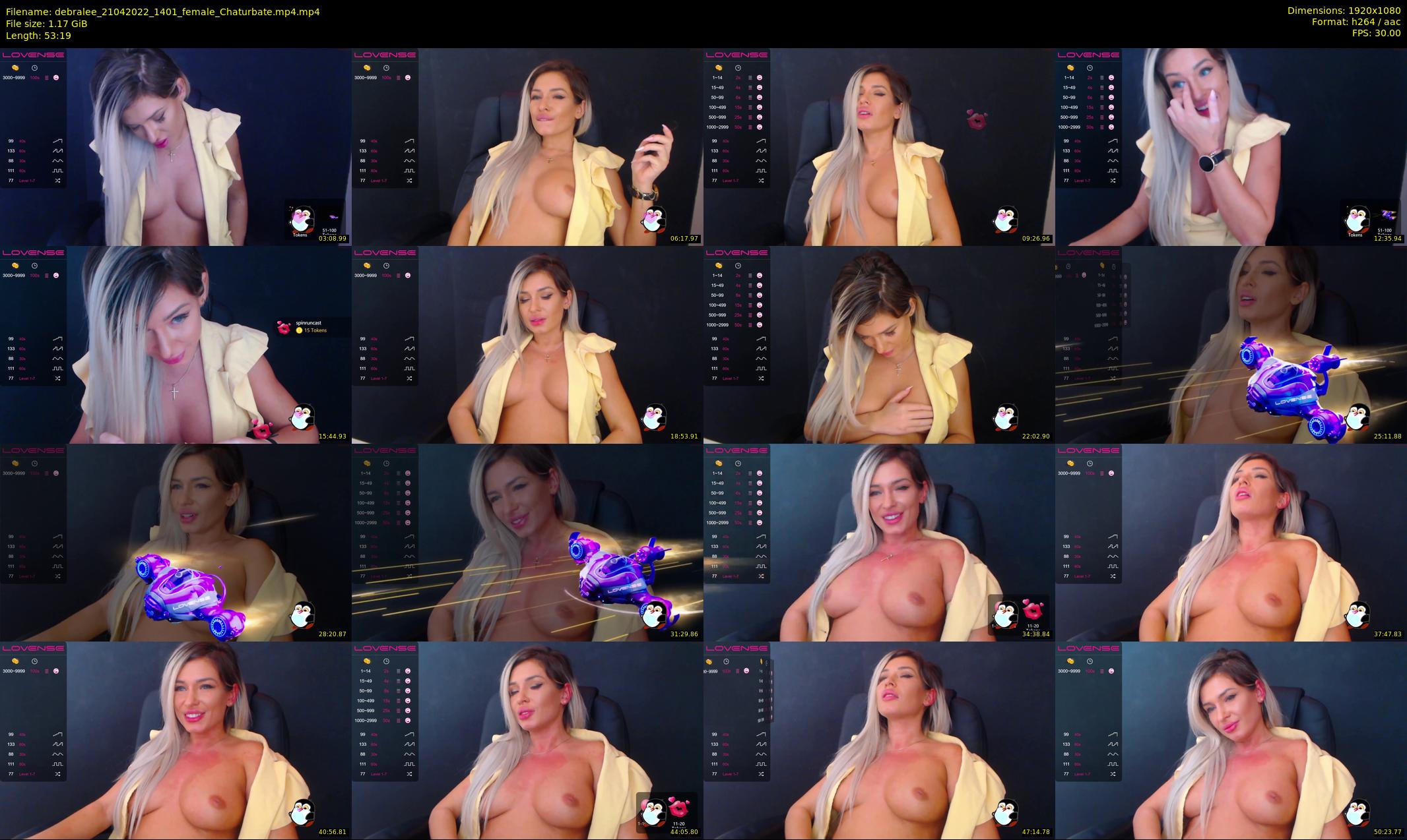 debralee — 54 minute Chaturbate female cam show recording, 1080p, Apr 21, 2022
