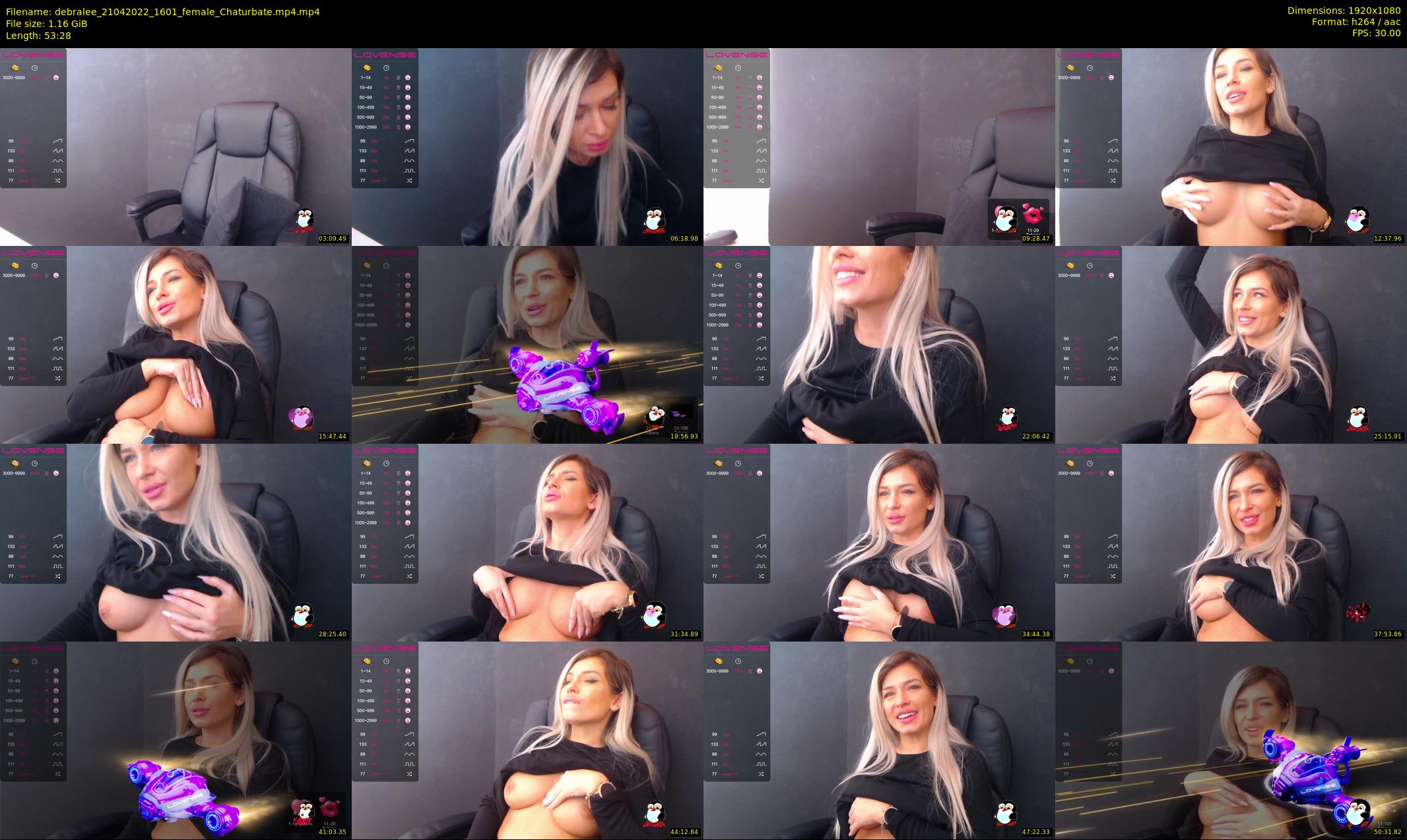 debralee — 54 minute Chaturbate female cam show recording, 1080p, Apr 21, 2022