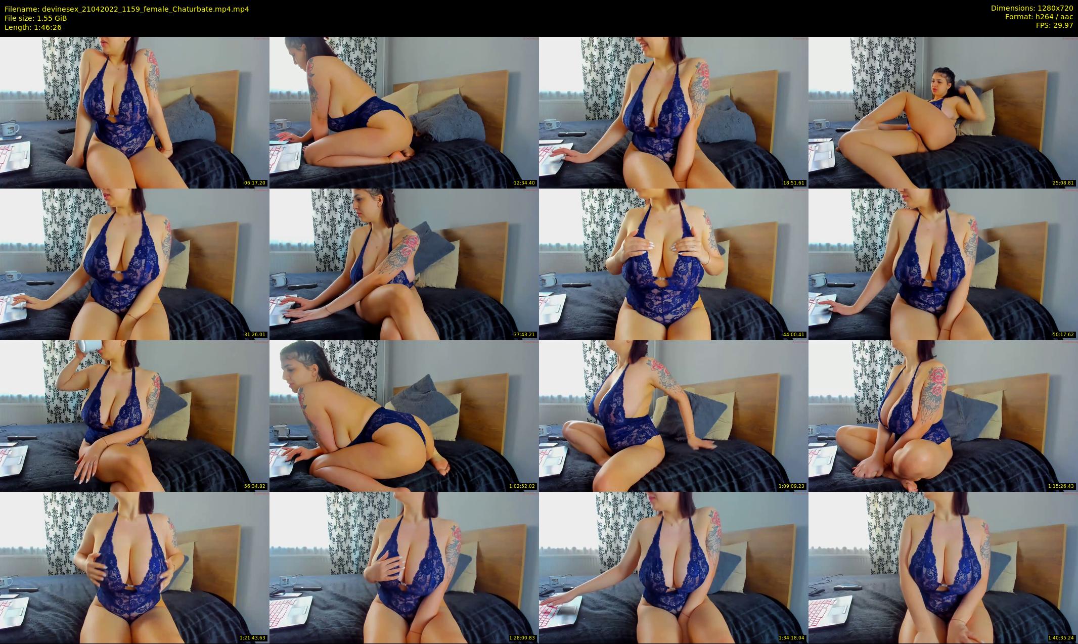 devinesex — 107 minute Chaturbate female cam show recording, 720p, Apr 21, 2022