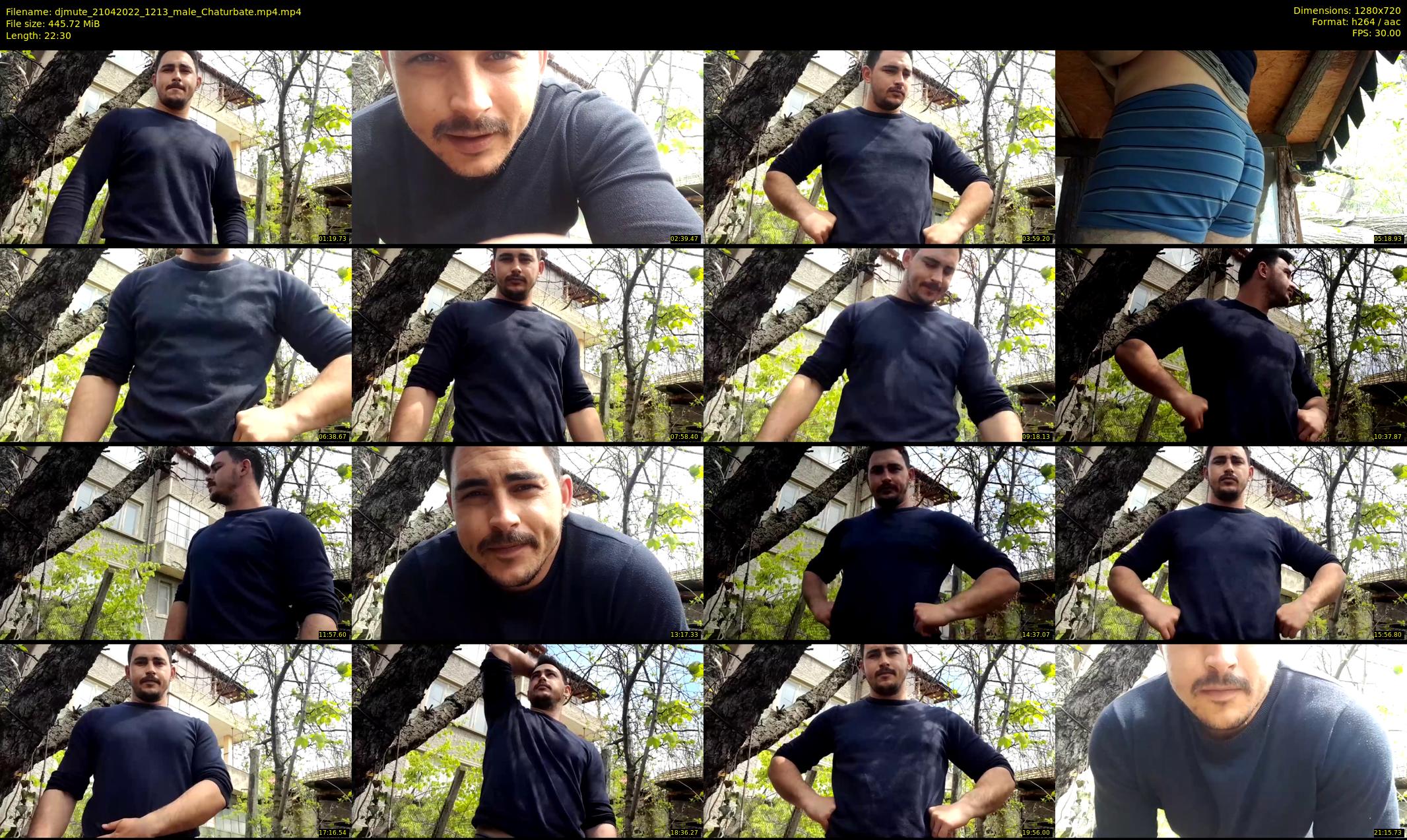 djmute — 23 minute Chaturbate male cam show recording, 720p, Apr 21, 2022