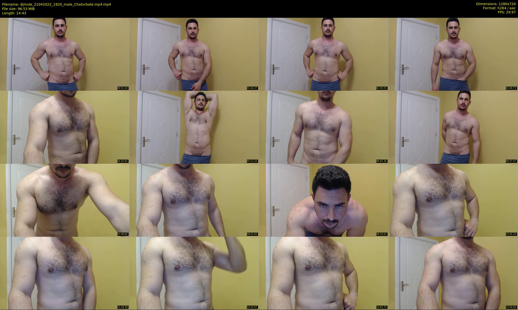 djmute — 15 minute Chaturbate male cam show recording, 720p, Apr 21, 2022