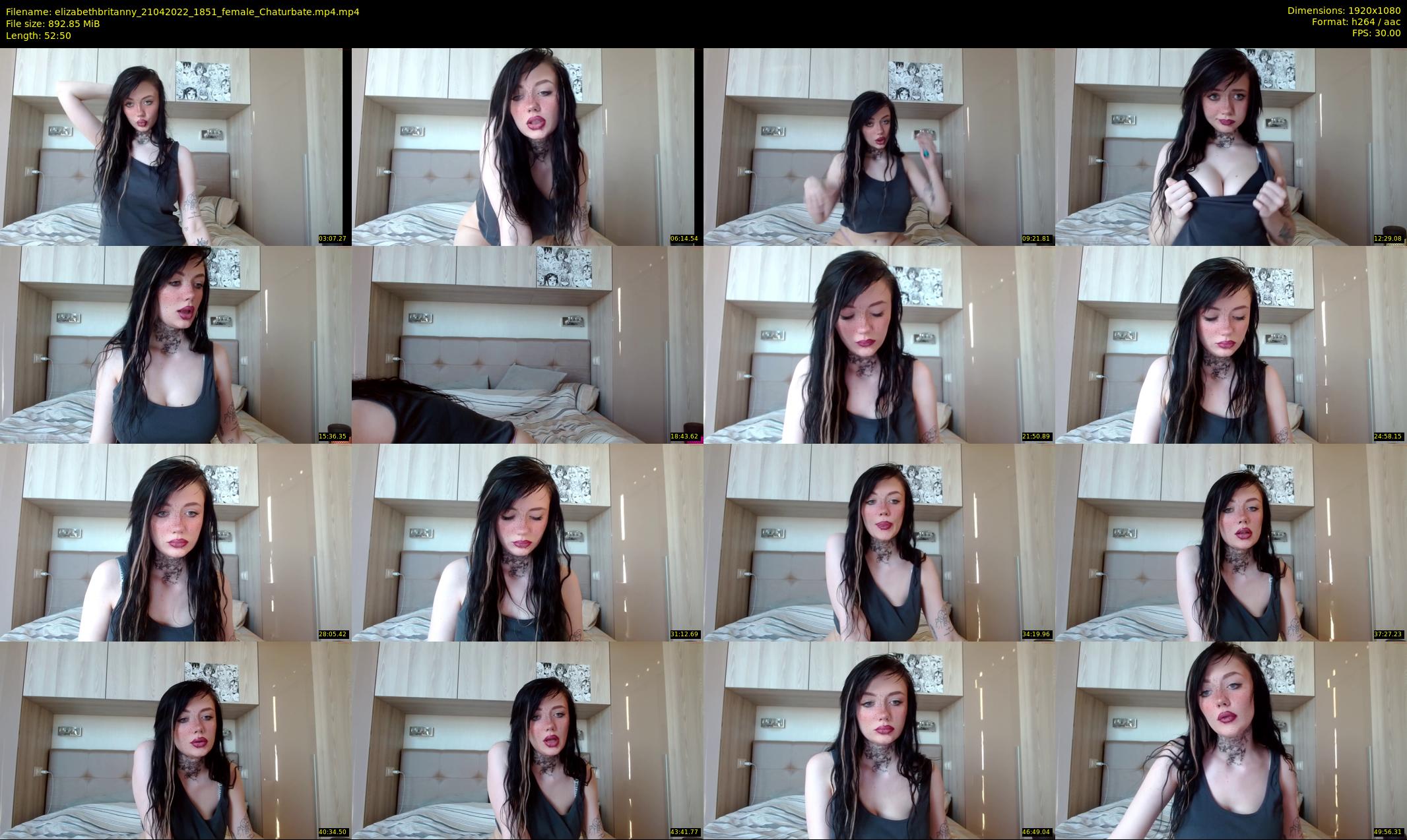 elizabethbritanny — 53 minute Chaturbate female cam show recording, 1080p, Apr 21, 2022