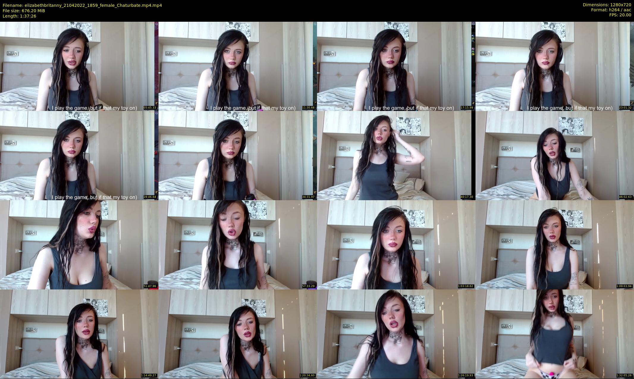 elizabethbritanny — 98 minute Chaturbate female cam show recording, 720p, Apr 21, 2022