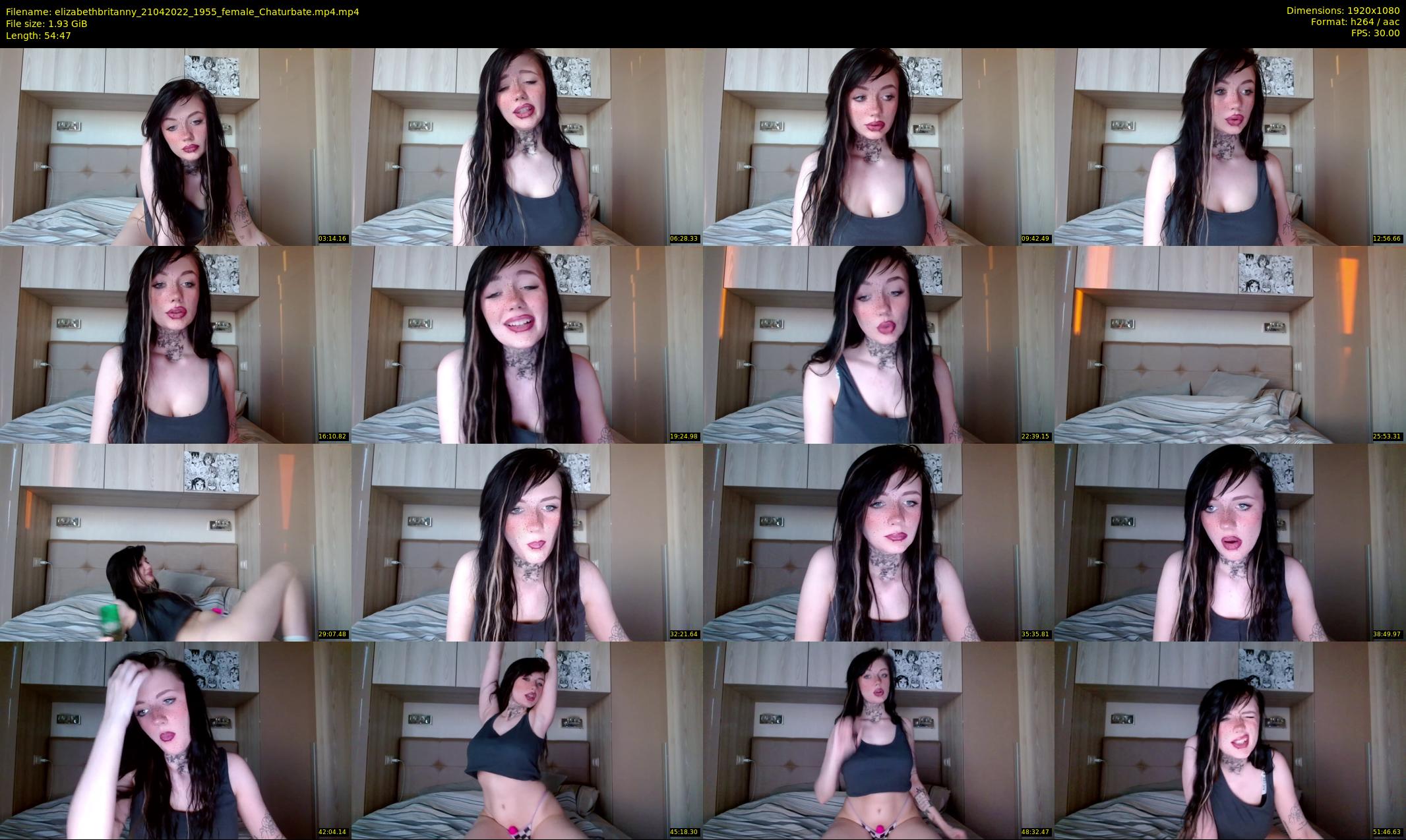elizabethbritanny — 55 minute Chaturbate female cam show recording, 1080p, Apr 21, 2022