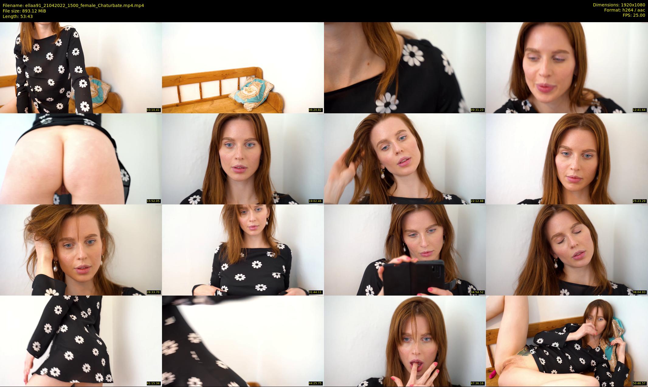 ellaa91 — 54 minute Chaturbate female cam show recording, 1080p, Apr 21, 2022