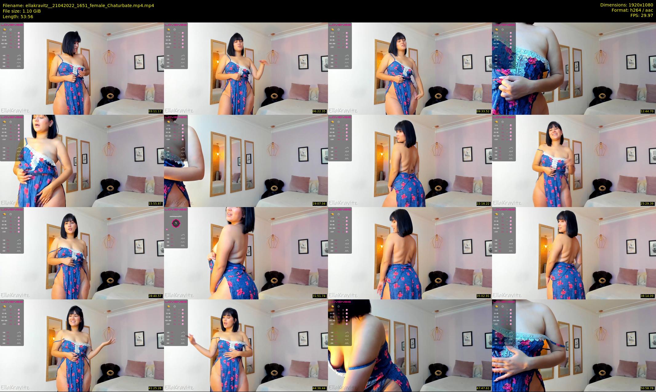 ellakravitz_ — 54 minute Chaturbate female cam show recording, 1080p, Apr 21, 2022