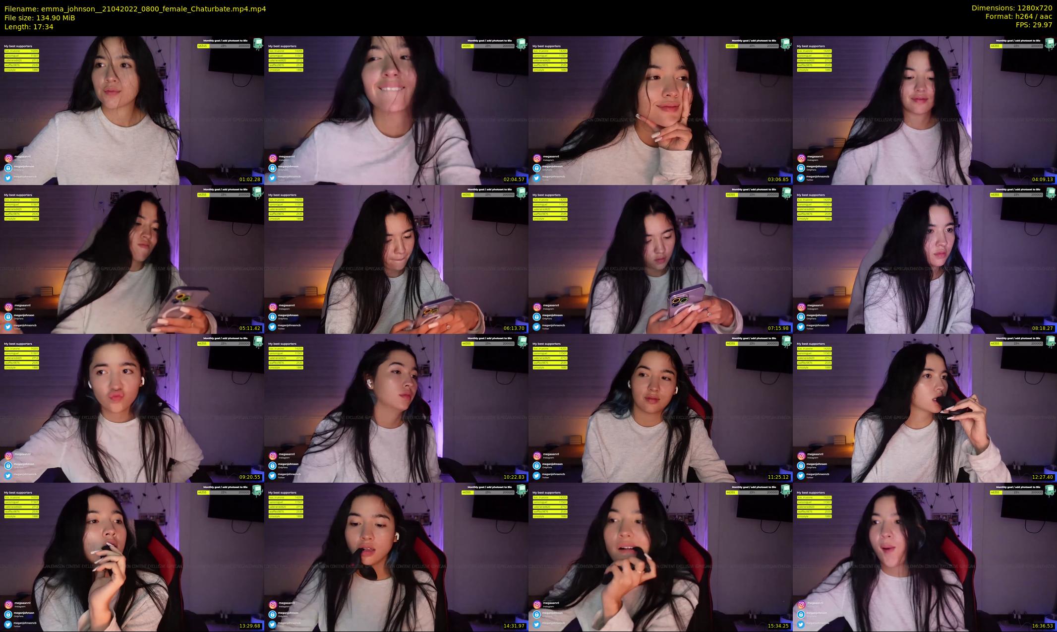 emma_johnson_ — 18 minute Chaturbate female cam show recording, 720p, Apr 21, 2022
