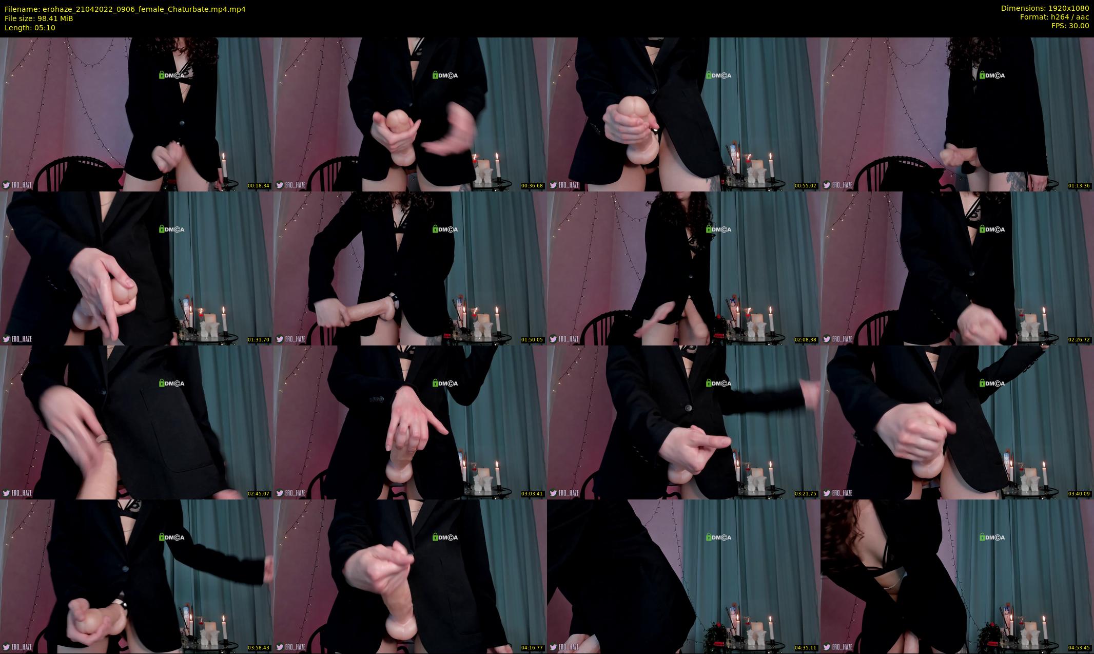 erohaze — 6 minute Chaturbate female cam show recording, 1080p, Apr 21, 2022