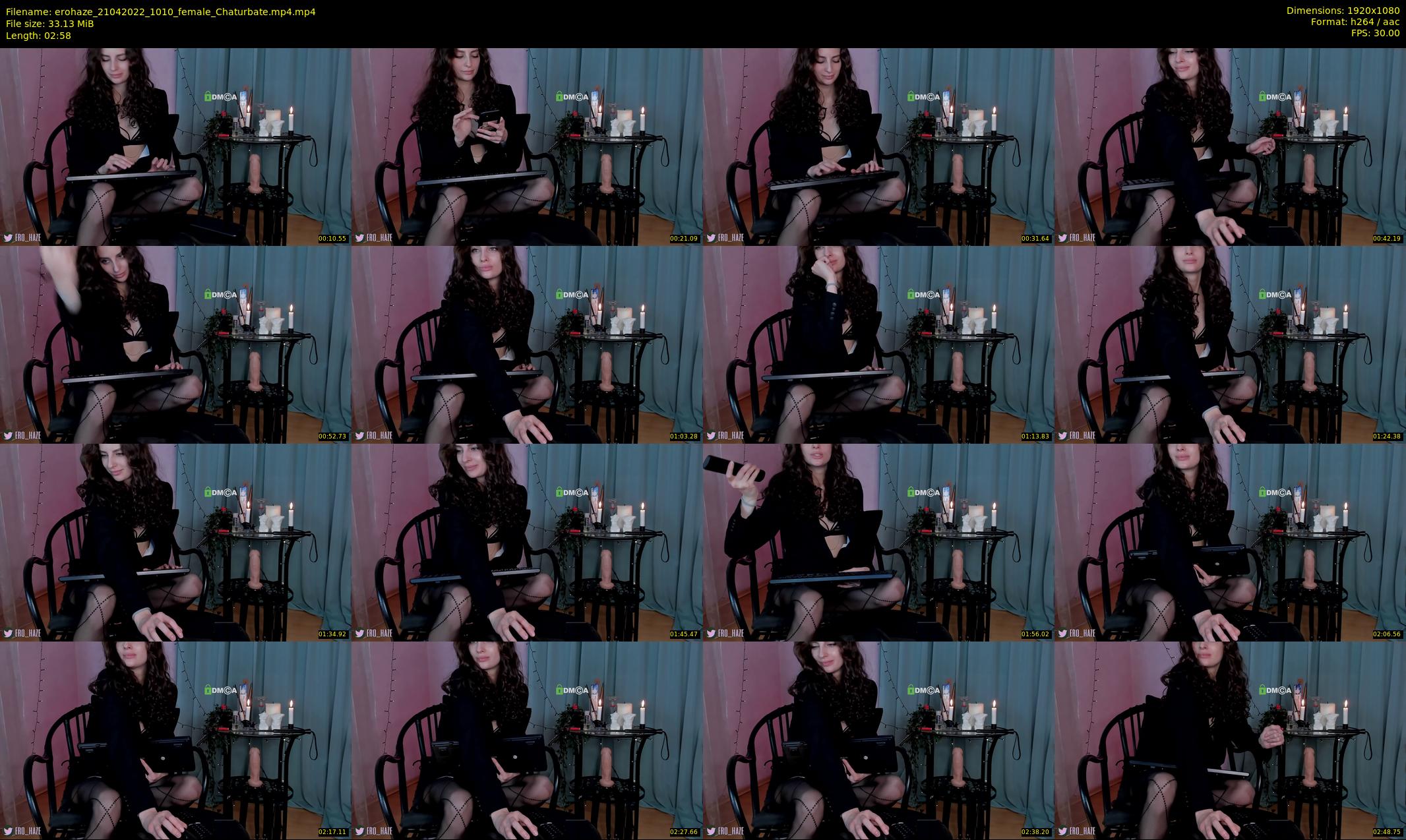 erohaze — 3 minute Chaturbate female cam show recording, 1080p, Apr 21, 2022