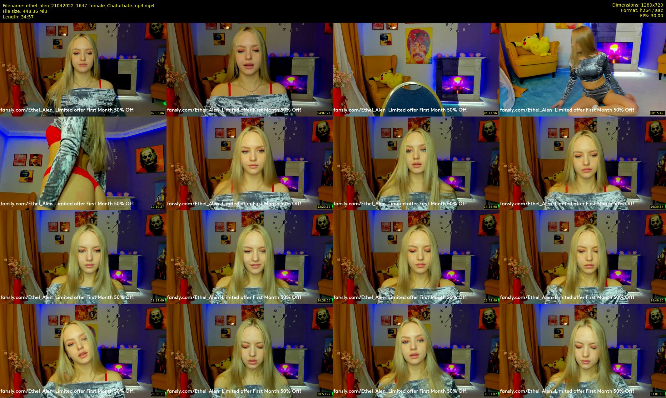 ethel_alen — 35 minute Chaturbate female cam show recording, 720p, Apr 21, 2022