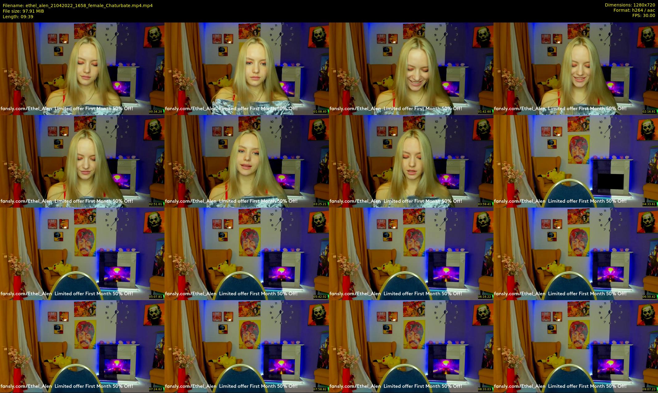 ethel_alen — 10 minute Chaturbate female cam show recording, 720p, Apr 21, 2022
