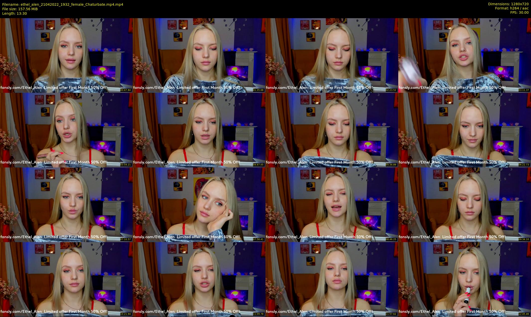 ethel_alen — 14 minute Chaturbate female cam show recording, 720p, Apr 21, 2022