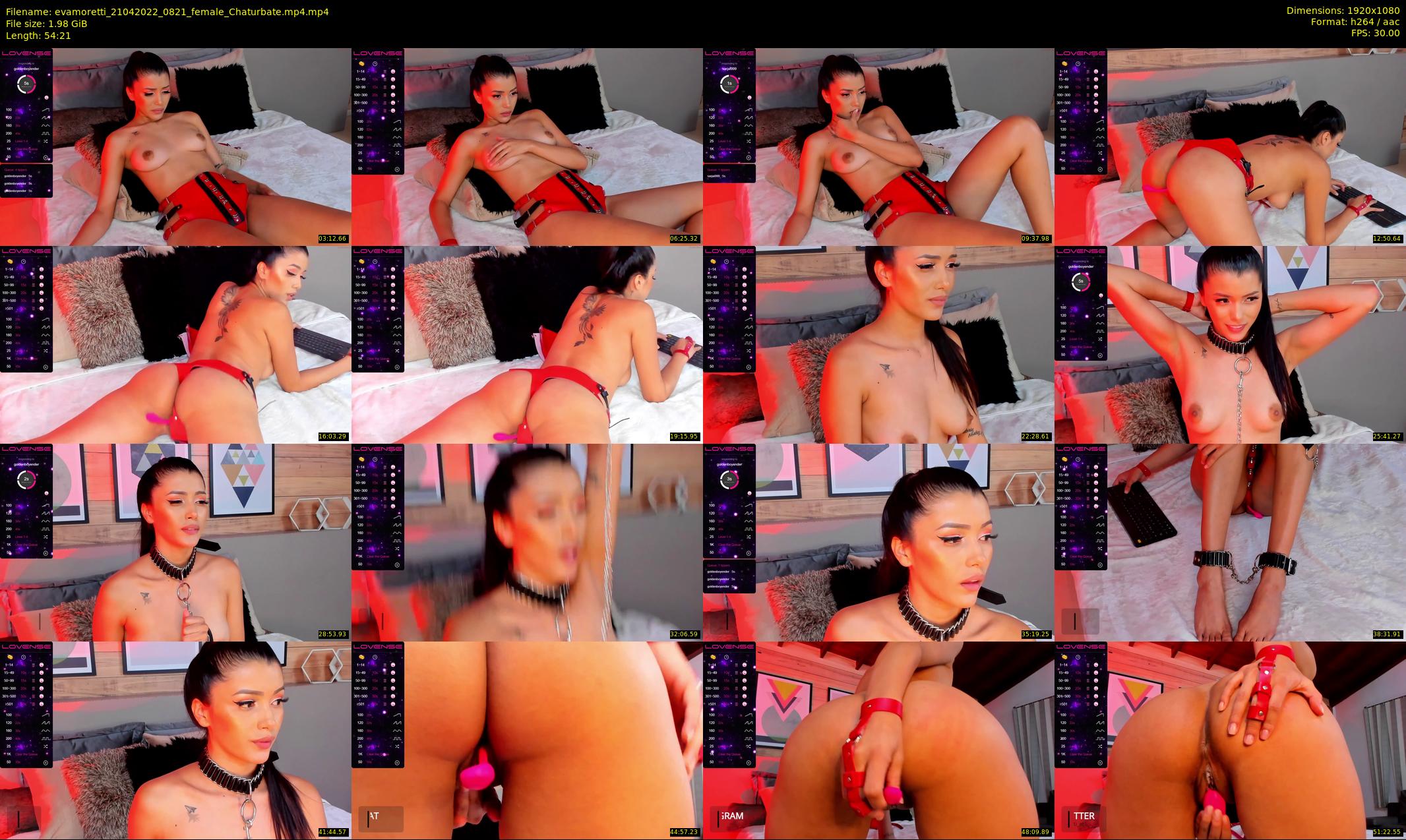 evamoretti — 55 minute Chaturbate female cam show recording, 1080p, Apr 21, 2022