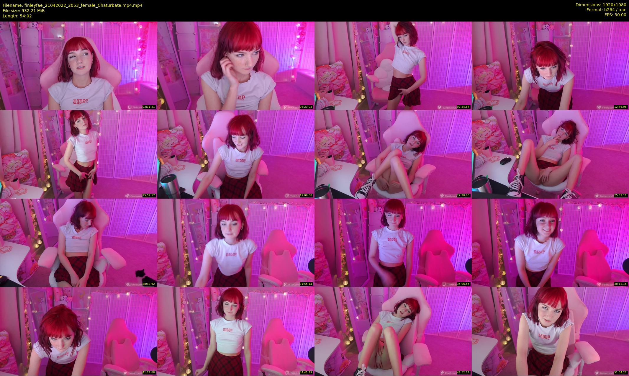 finleyfae — 55 minute Chaturbate female cam show recording, 1080p, Apr 21, 2022